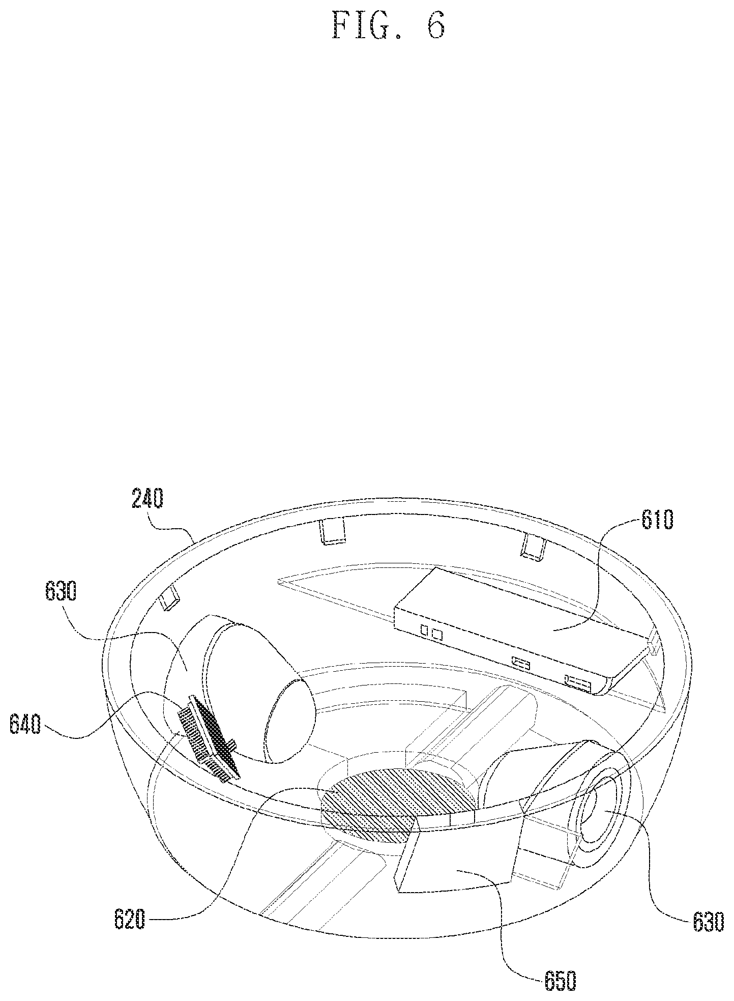 Patent US11832030 Figure 8 – Electronic apparatus including projector