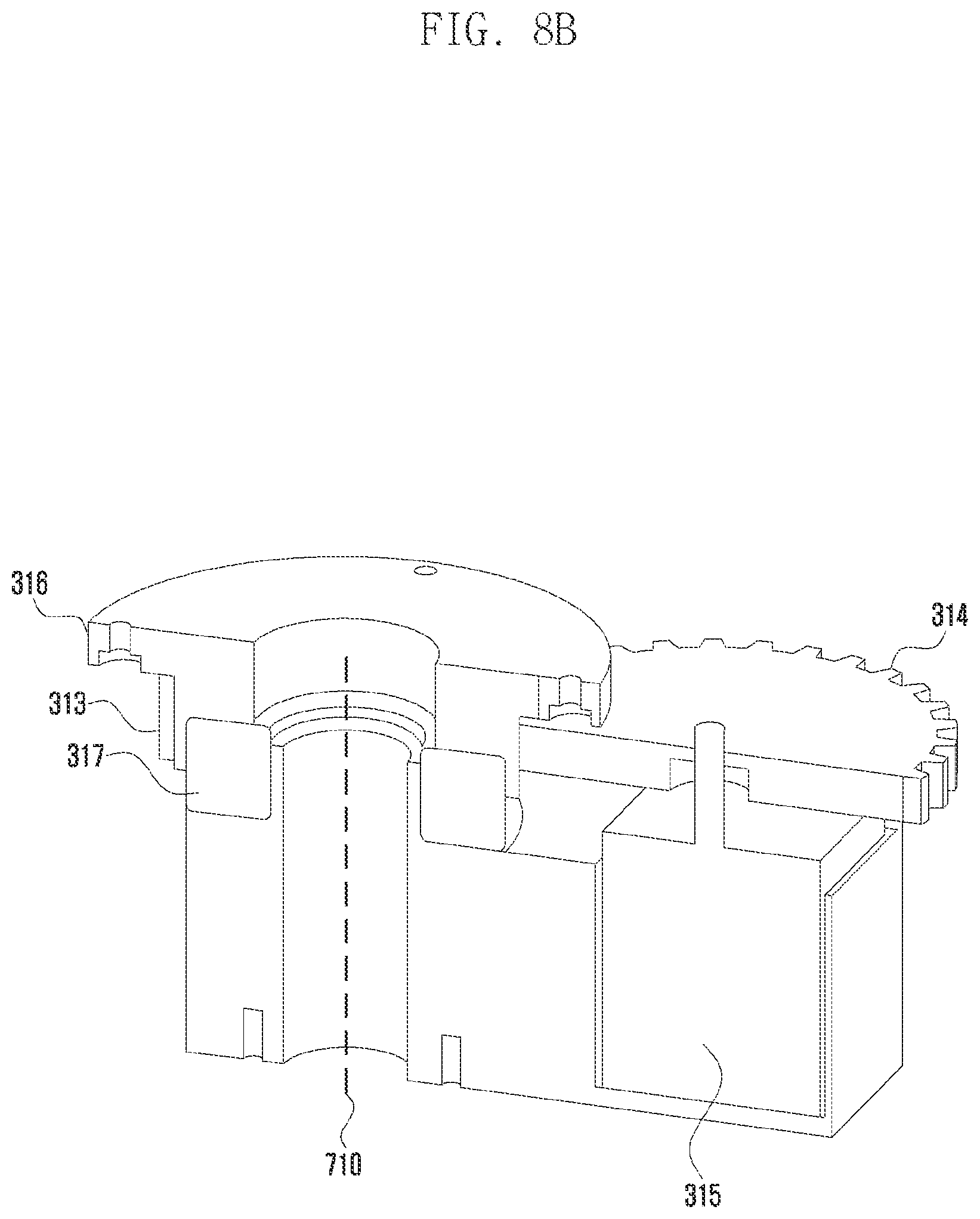 Patent US11832030 Figure 12 – Electronic apparatus including projector