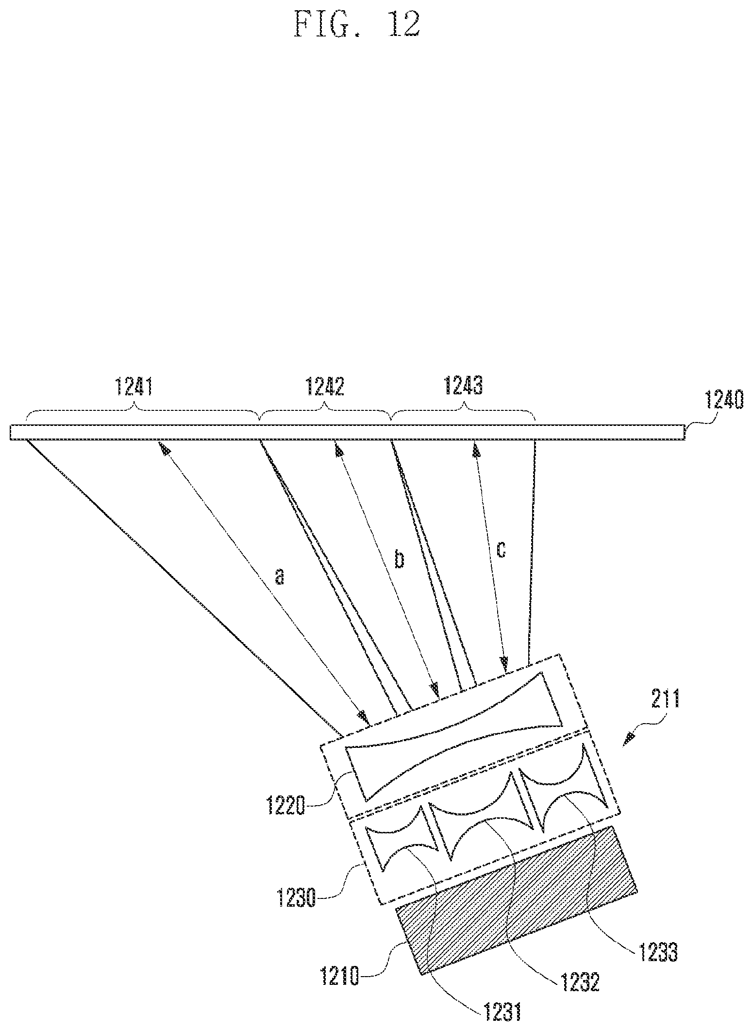 Patent US11832030 Figure 20 – Electronic apparatus including projector