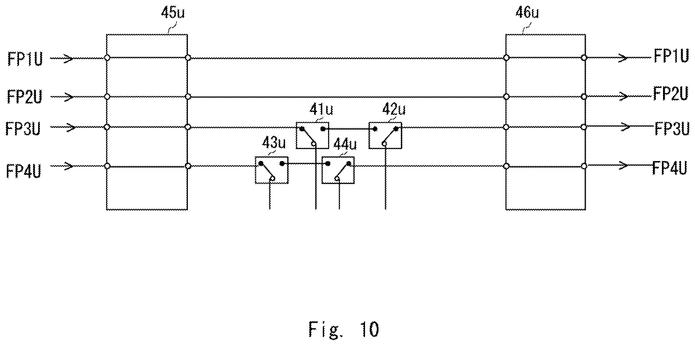 Patent US11832032 Figure 10 – Optical submarine branching apparatus, optical submarine cable system, switching method, and non-transitory computer readable medium