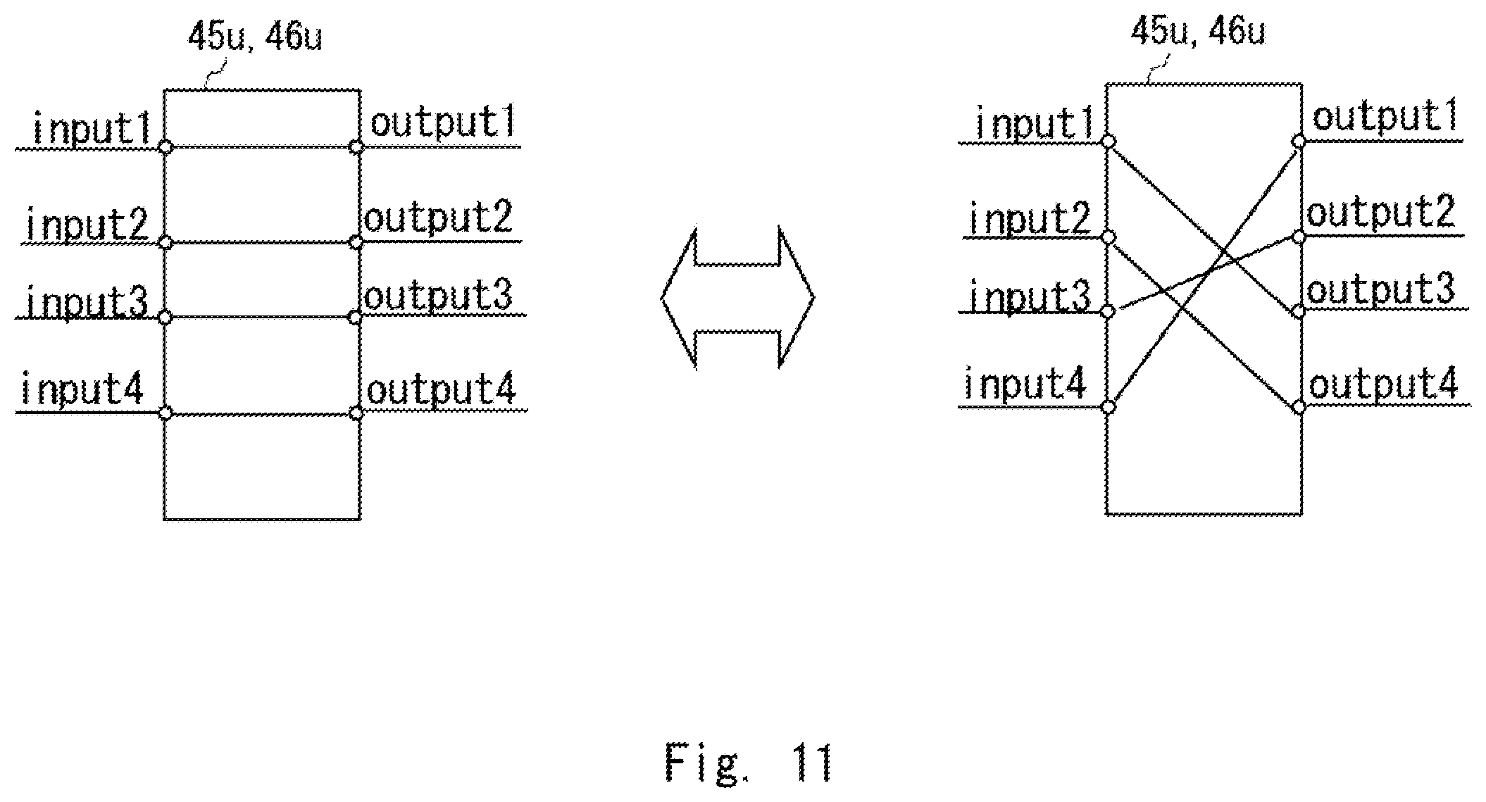 Patent US11832032 Figure 11 – Optical submarine branching apparatus, optical submarine cable system, switching method, and non-transitory computer readable medium