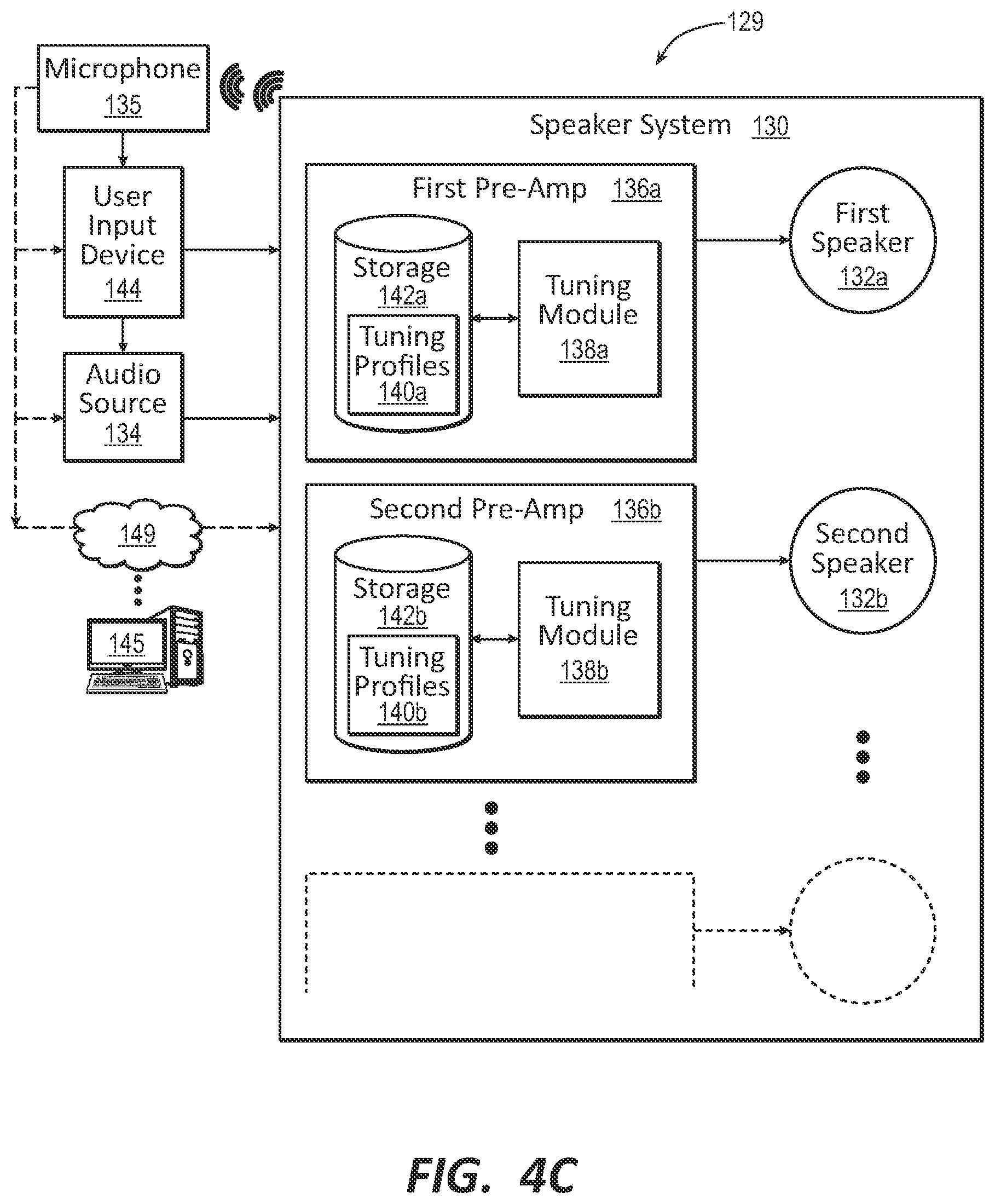 Patent US11832039 Figure 9 – Tuning calibration technology for systems and methods for acoustically correcting sound loss through fabric