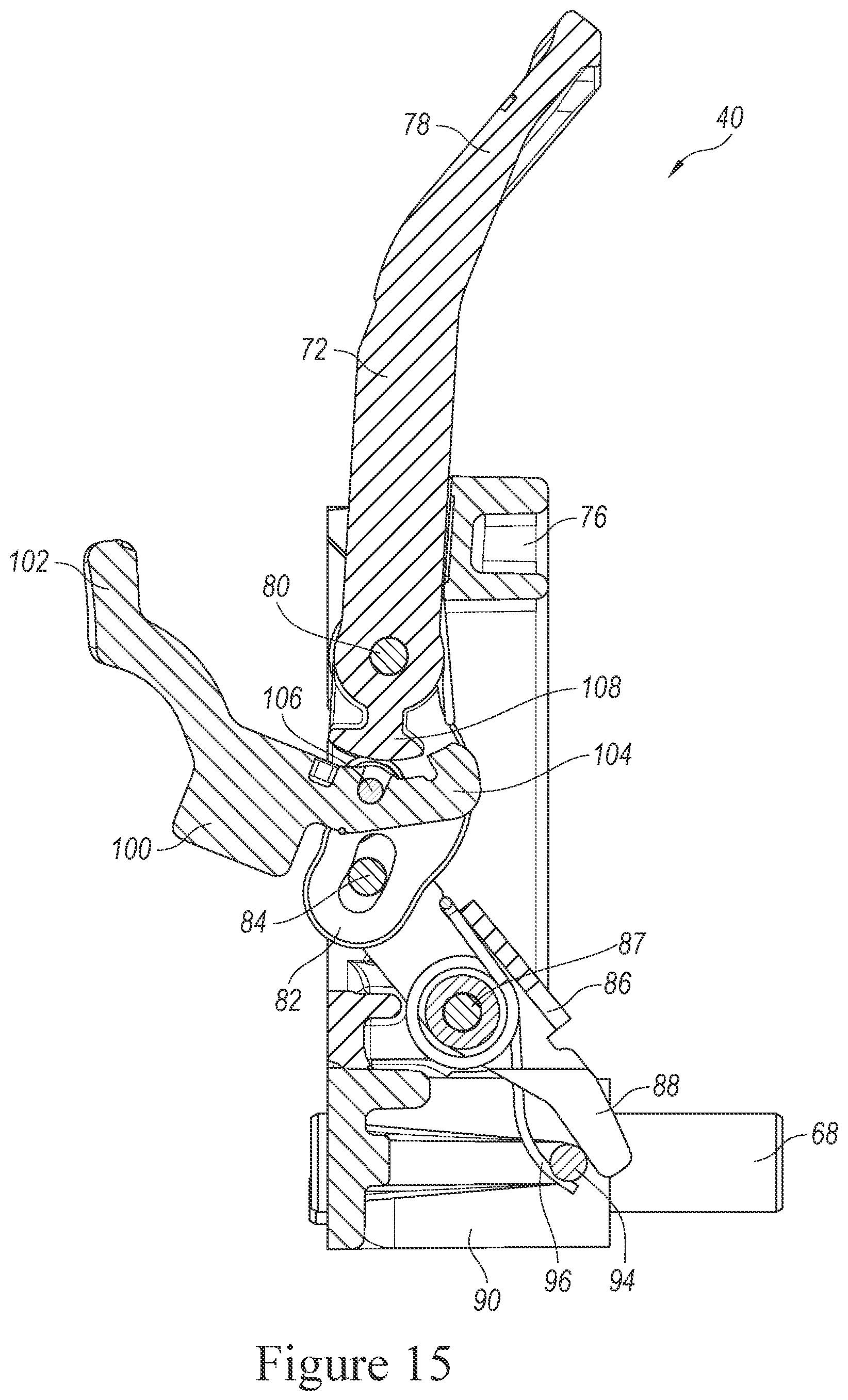 Patent US11832040 Figure 15 – Speaker array with adjustable hanging system