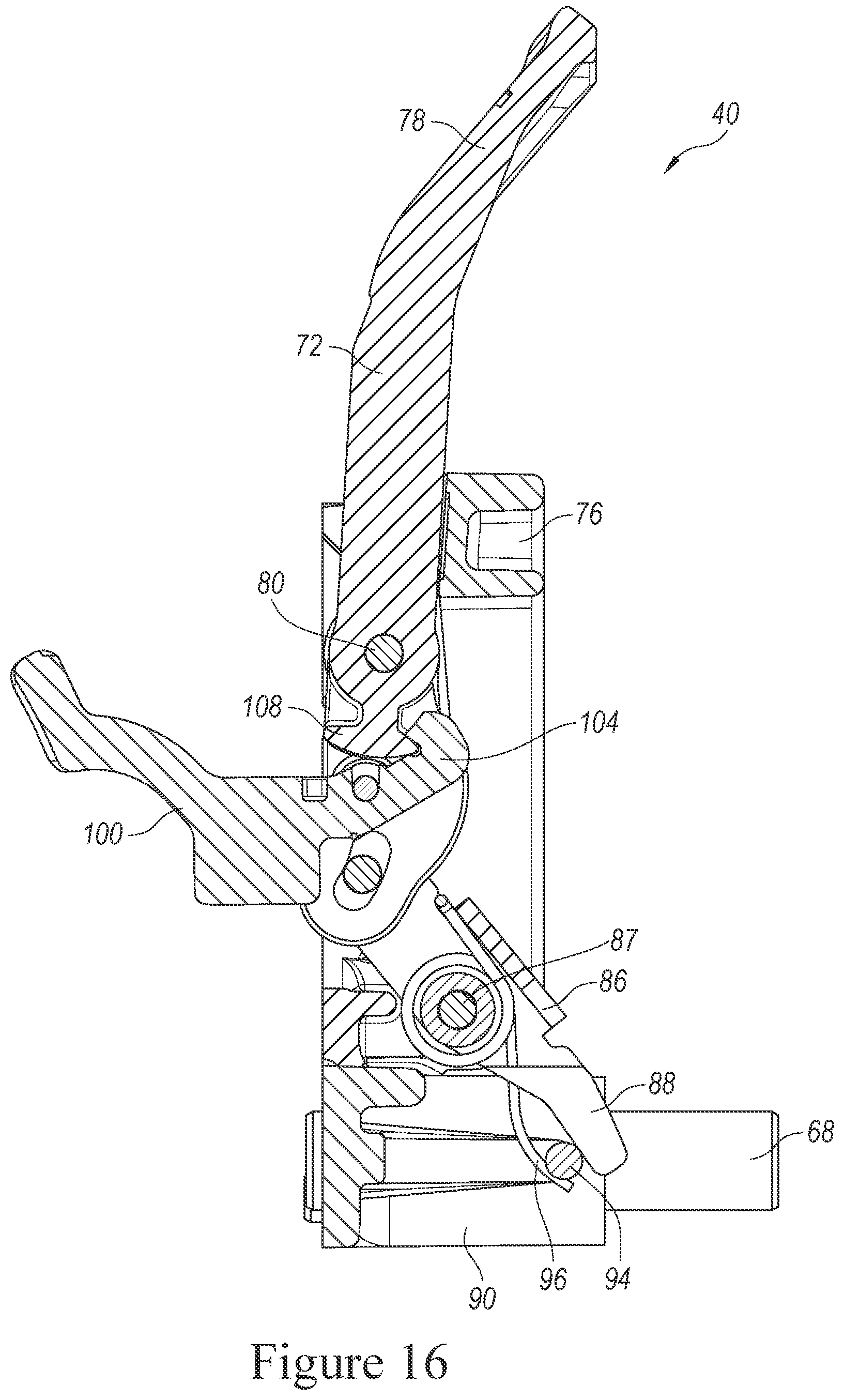 Patent US11832040 Figure 16 – Speaker array with adjustable hanging system