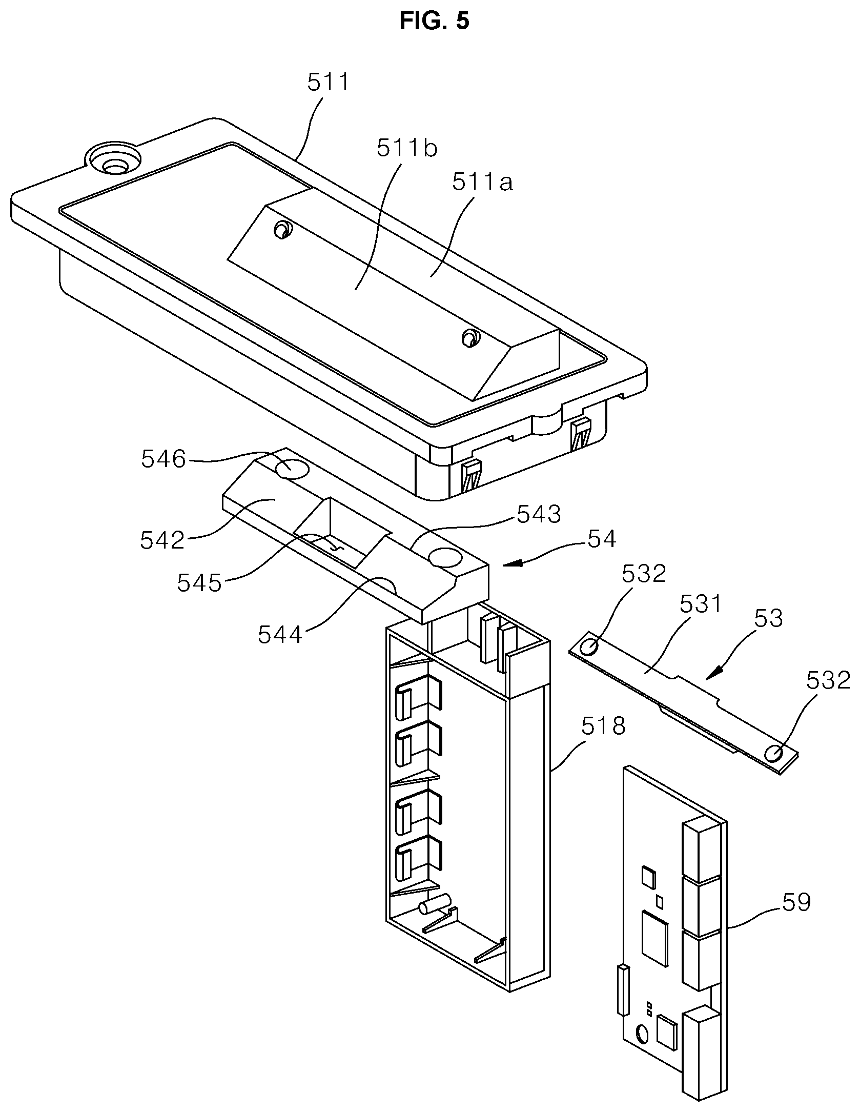 Patent US11832041 Figure 5 – Refrigerator capable of sound input