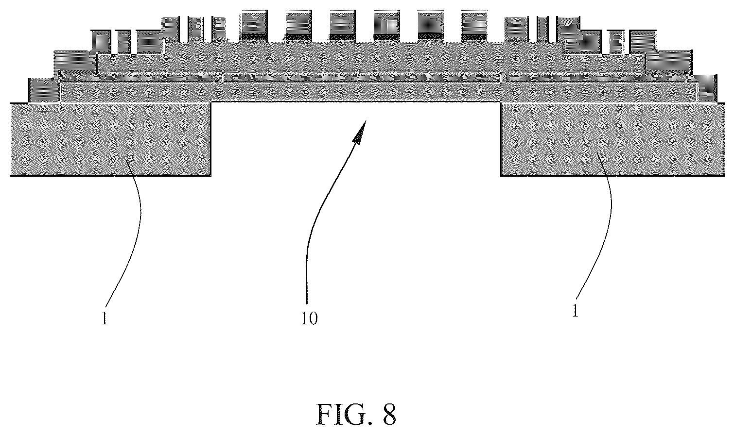Patent US11832043 Figure 8 – Microphone and method for manufacturing the same