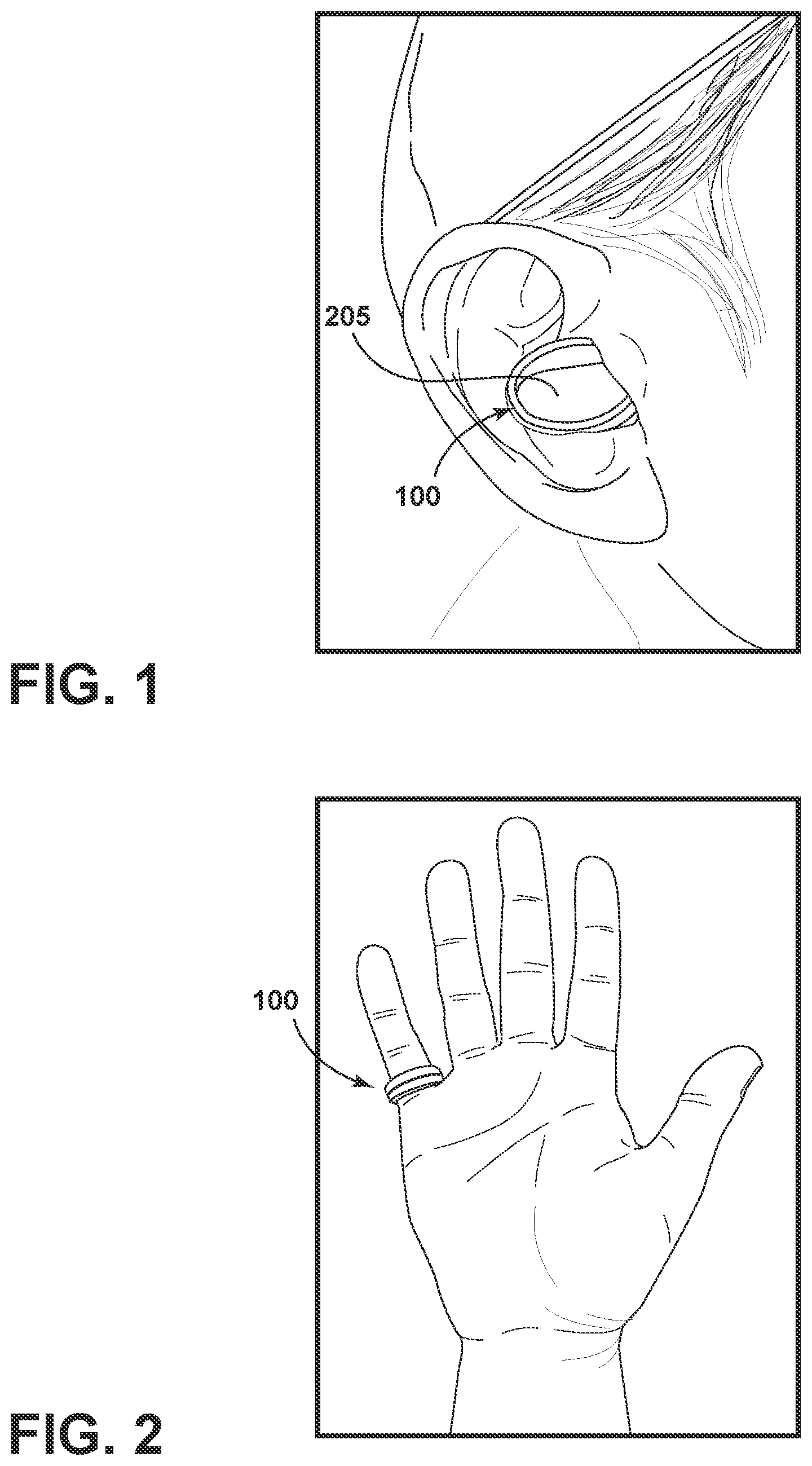 Patent US11832045 — Ring-shaped earphone — Figure 1