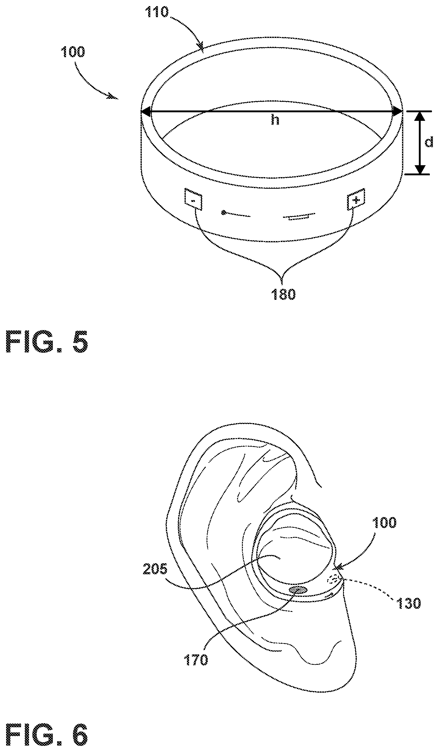 Patent US11832045 Figure 3 – Ring-shaped earphone