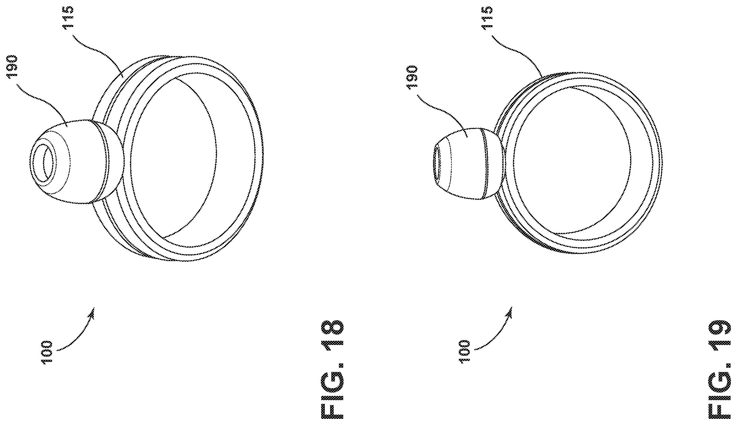 Patent US11832045 Figure 10 – Ring-shaped earphone