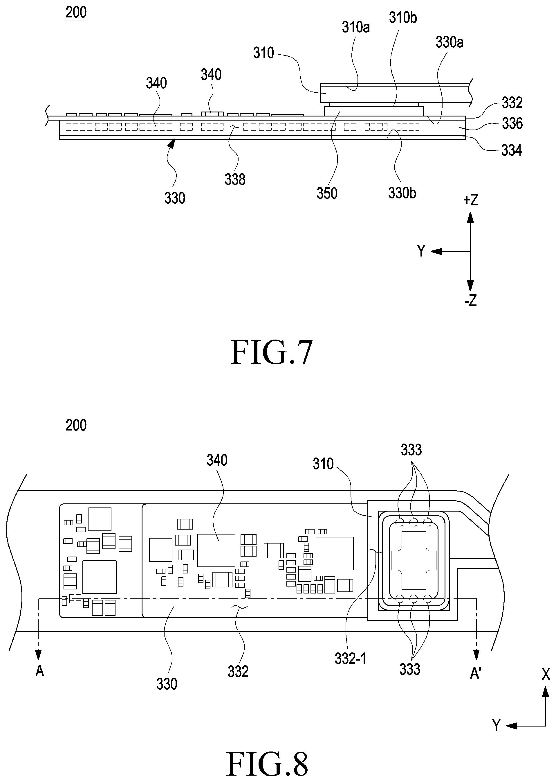 Patent US11832048 Figure 7 – Electronic device including speaker module
