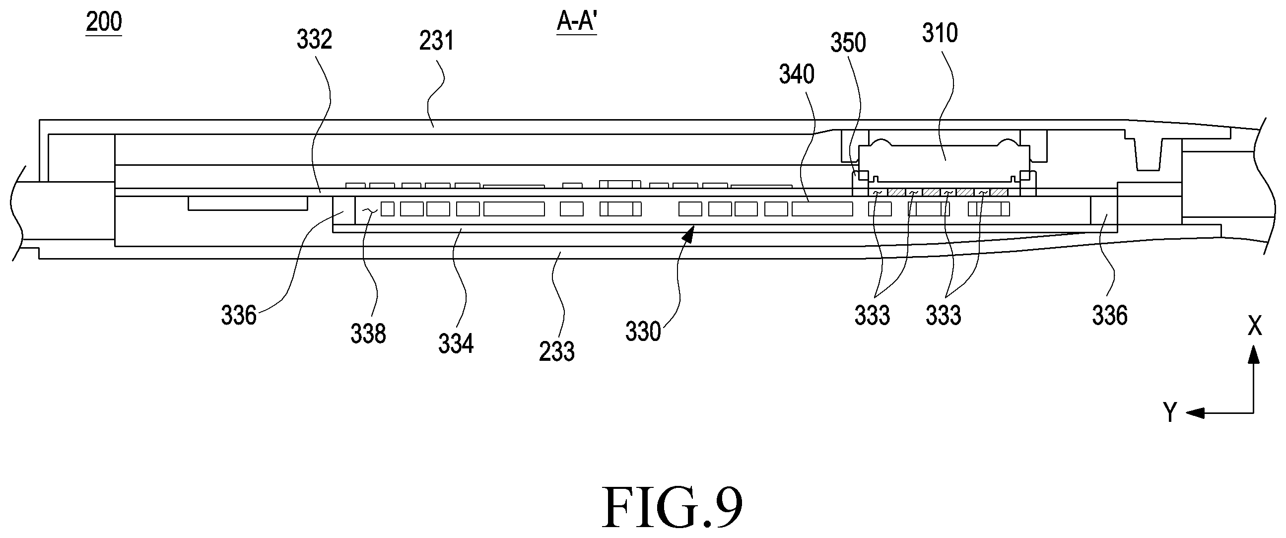 Patent US11832048 Figure 8 – Electronic device including speaker module