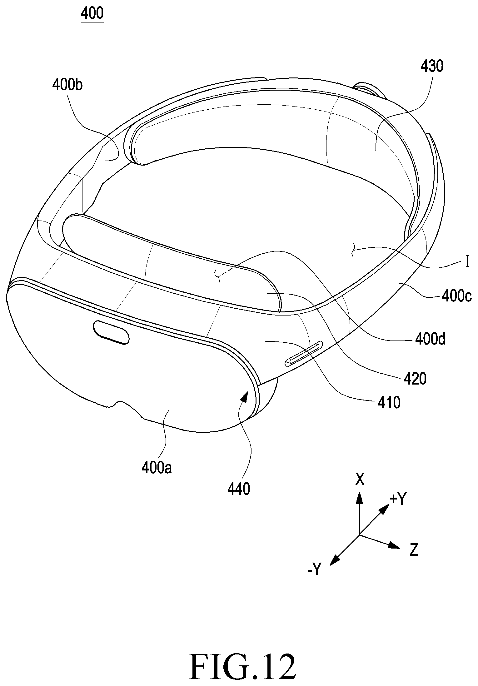 Patent US11832048 Figure 10 – Electronic device including speaker module