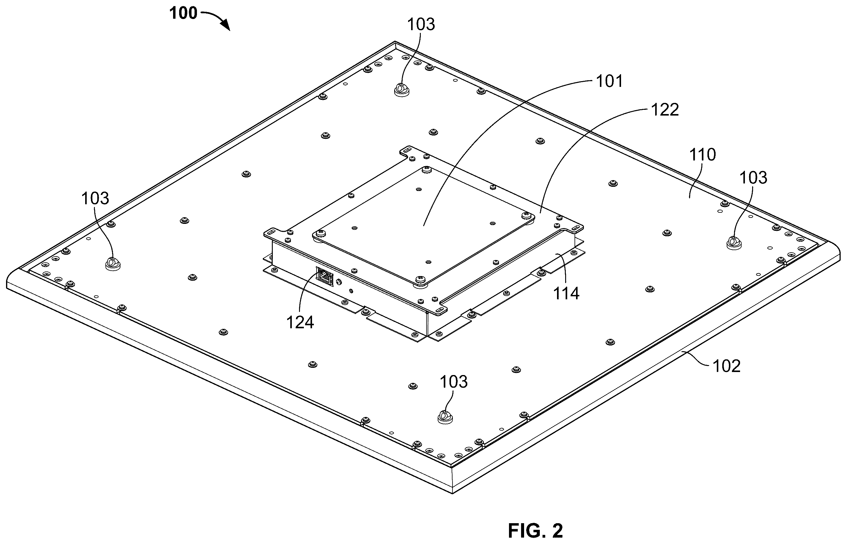Patent US11832053 Figure 2 – Array microphone system and method of assembling the same