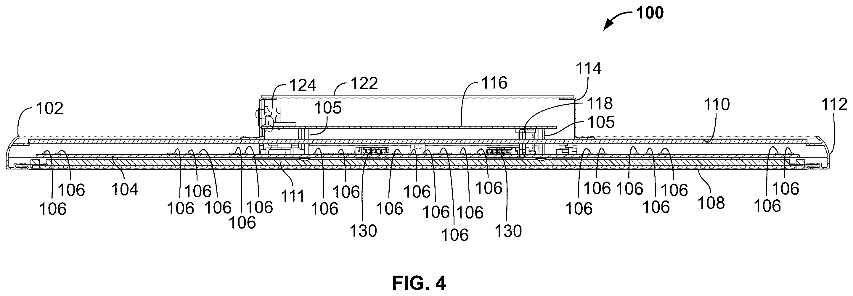 Patent US11832053 Figure 4 – Array microphone system and method of assembling the same