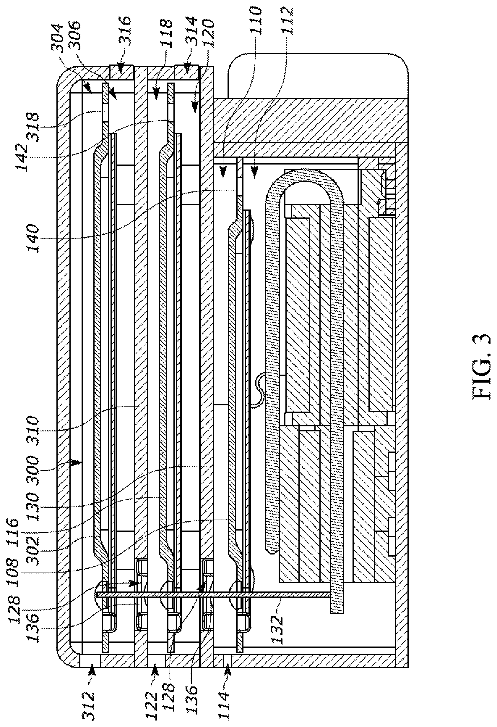 Patent US11832054 Figure 3 – Acoustic receivers with multiple diaphragms