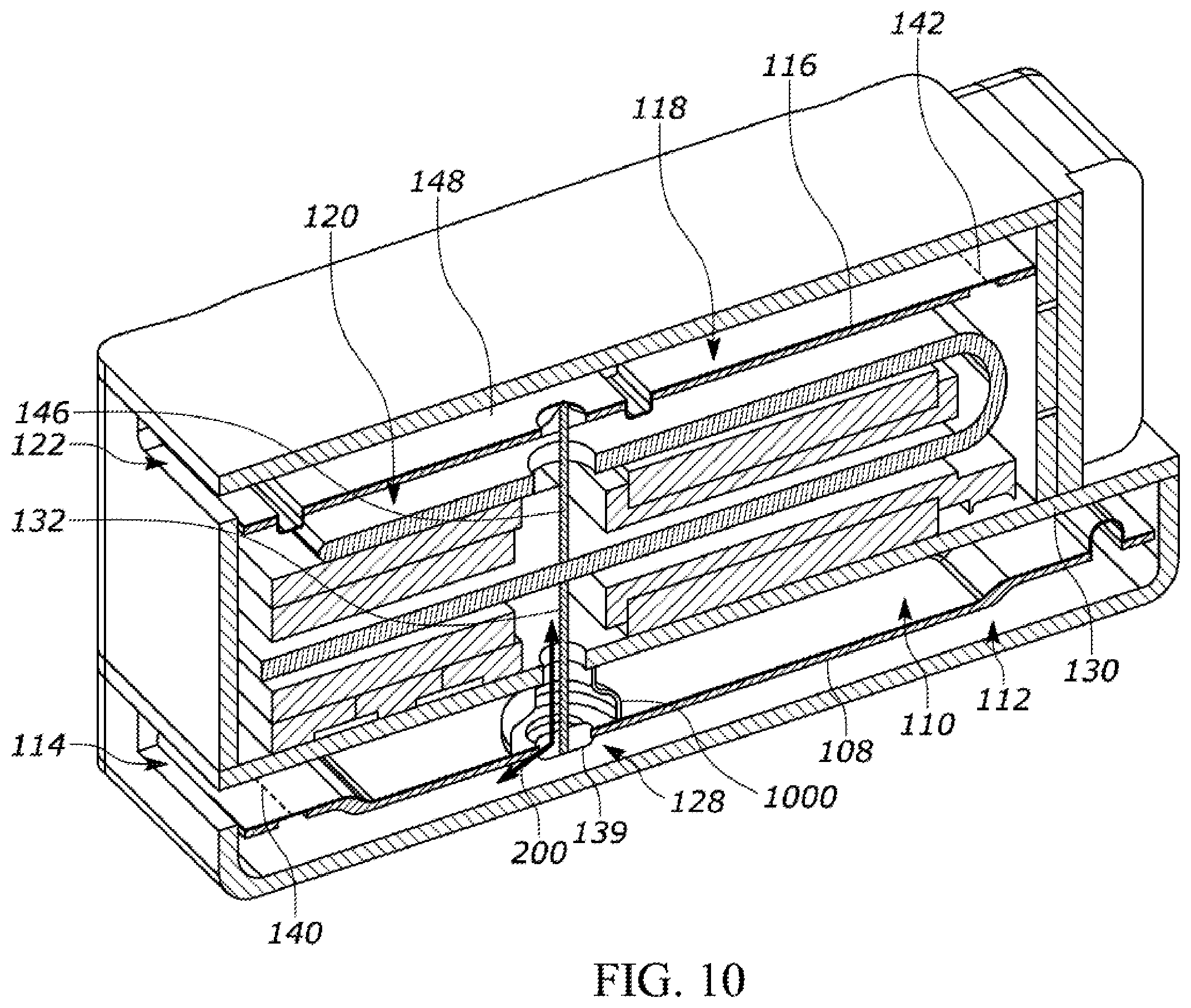 Patent US11832054 Figure 10 – Acoustic receivers with multiple diaphragms