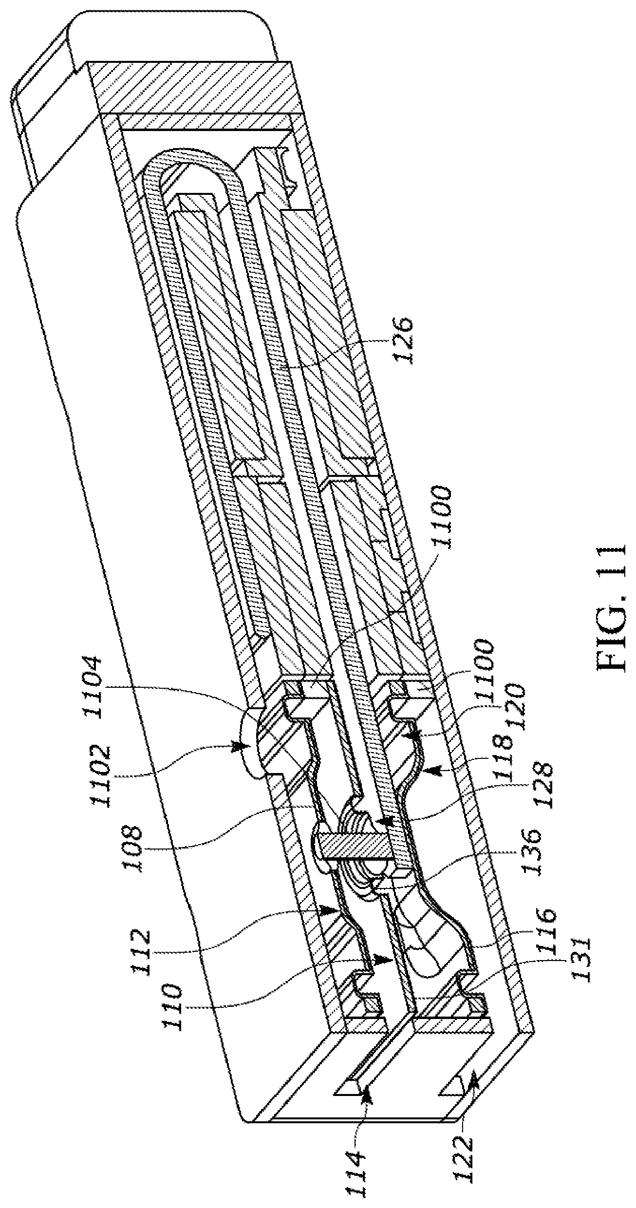 Patent US11832054 Figure 11 – Acoustic receivers with multiple diaphragms