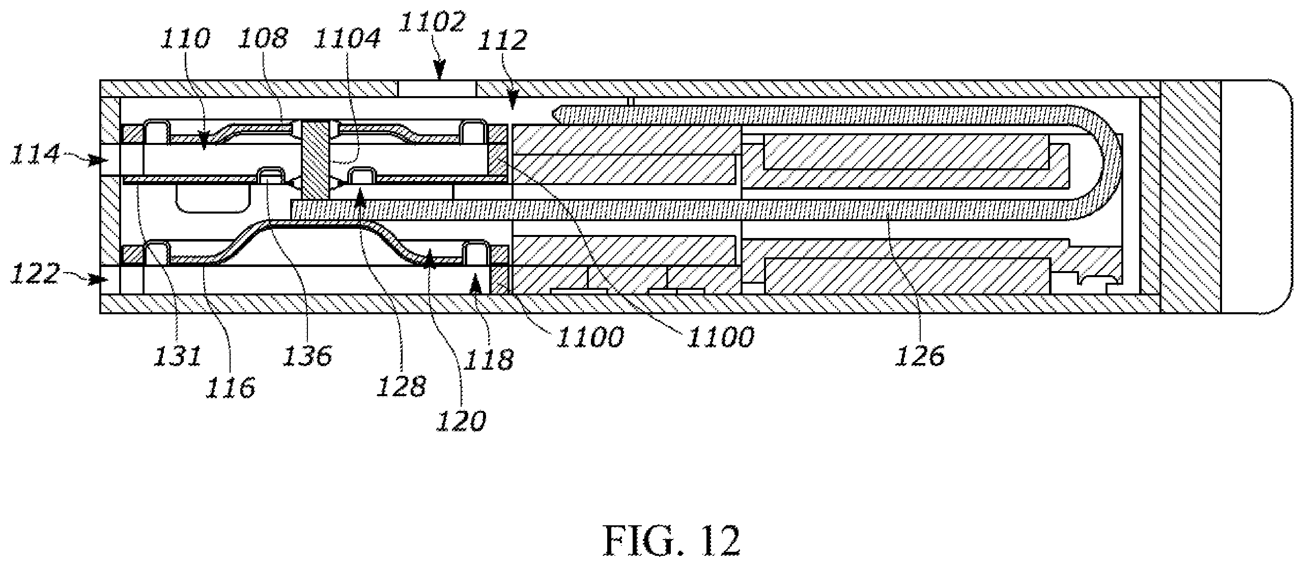 Patent US11832054 Figure 12 – Acoustic receivers with multiple diaphragms