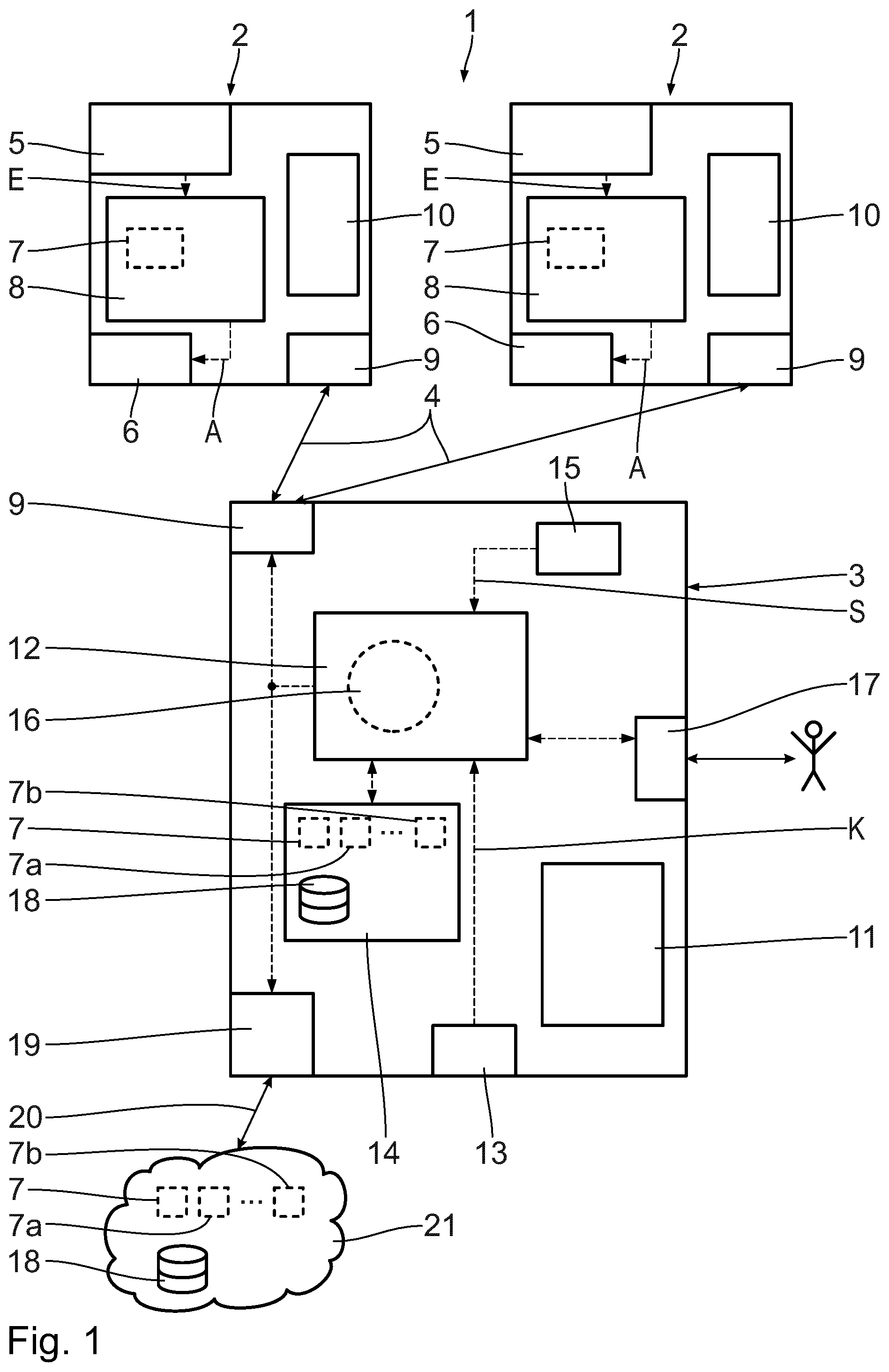 Patent US11832058 Figure 1 – Hearing device system and method for processing audio signals