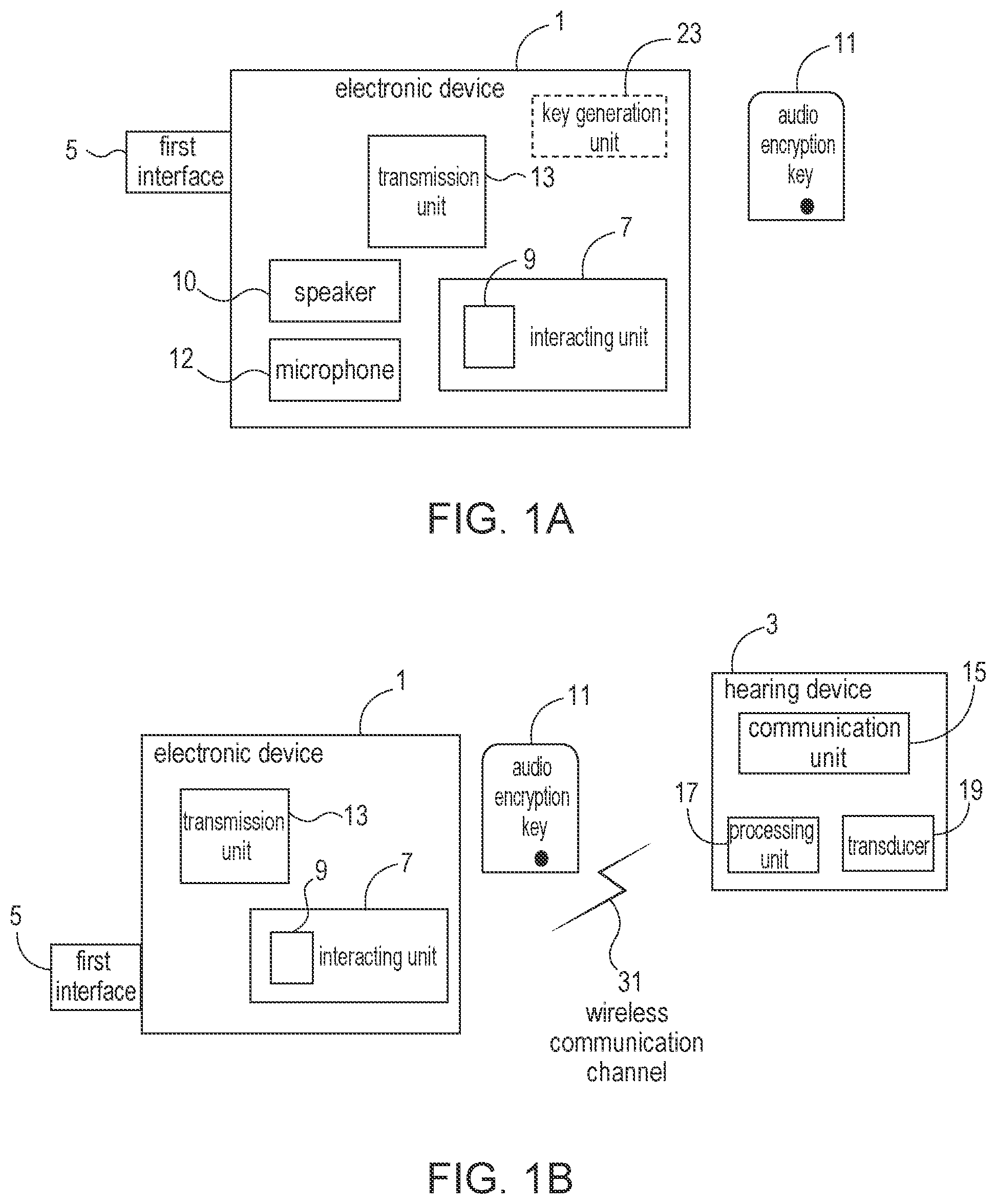 Patent US11832063 Figure 1 – Speakerphone hearing device integration