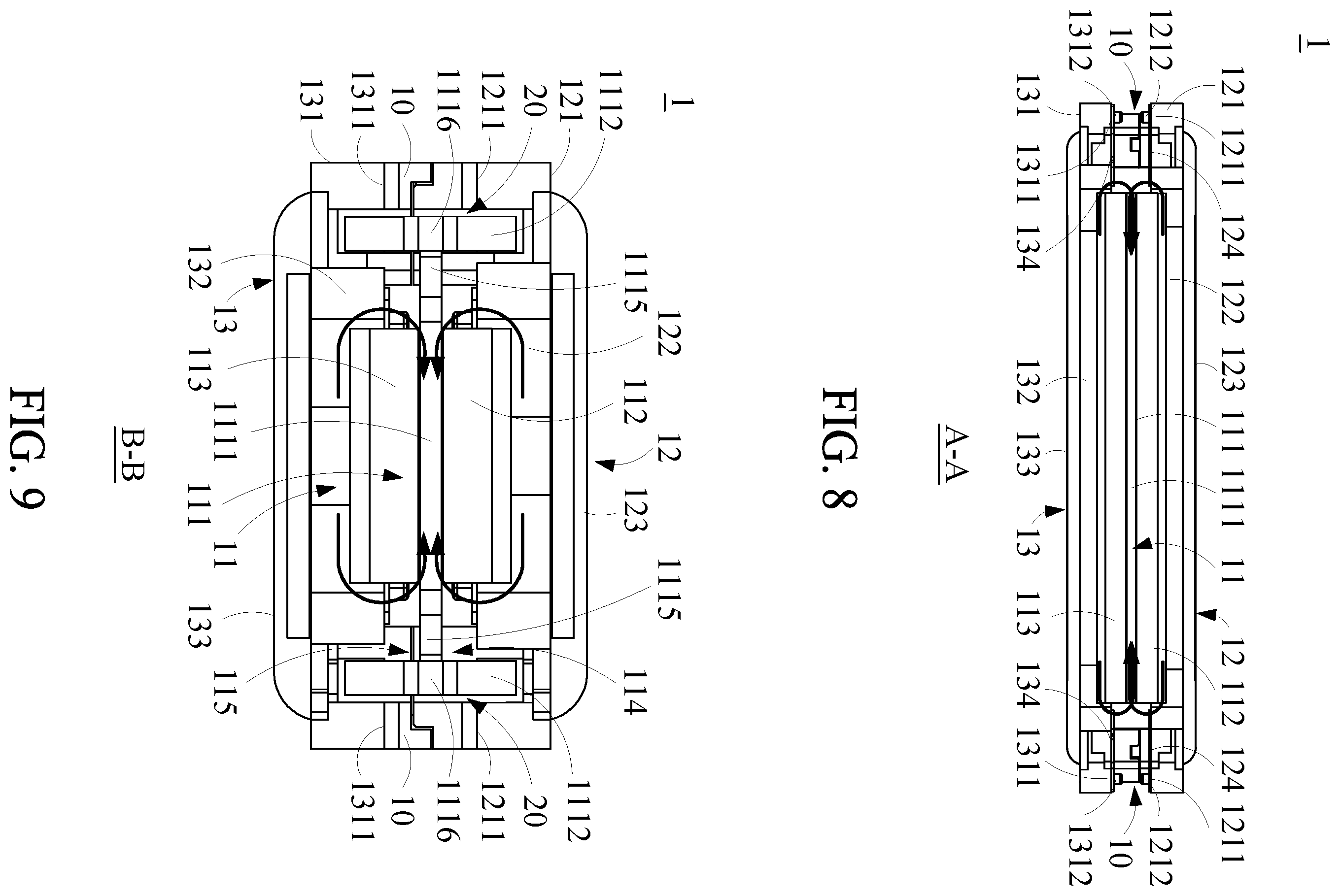 Patent US11832075 Figure 7 – Double-sided vibrating speaker