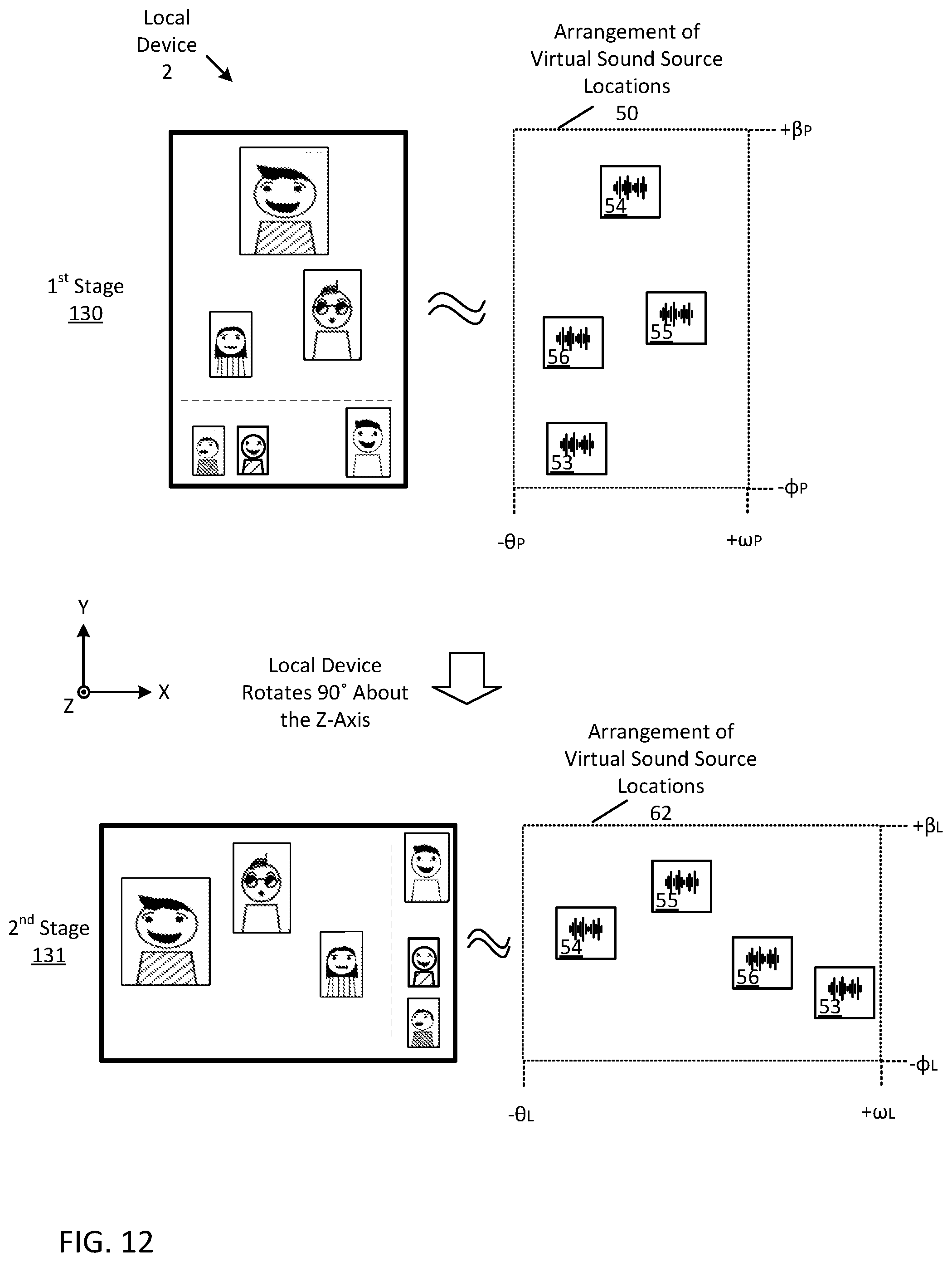 Patent US11832077 Figure 13 – Spatial audio controller