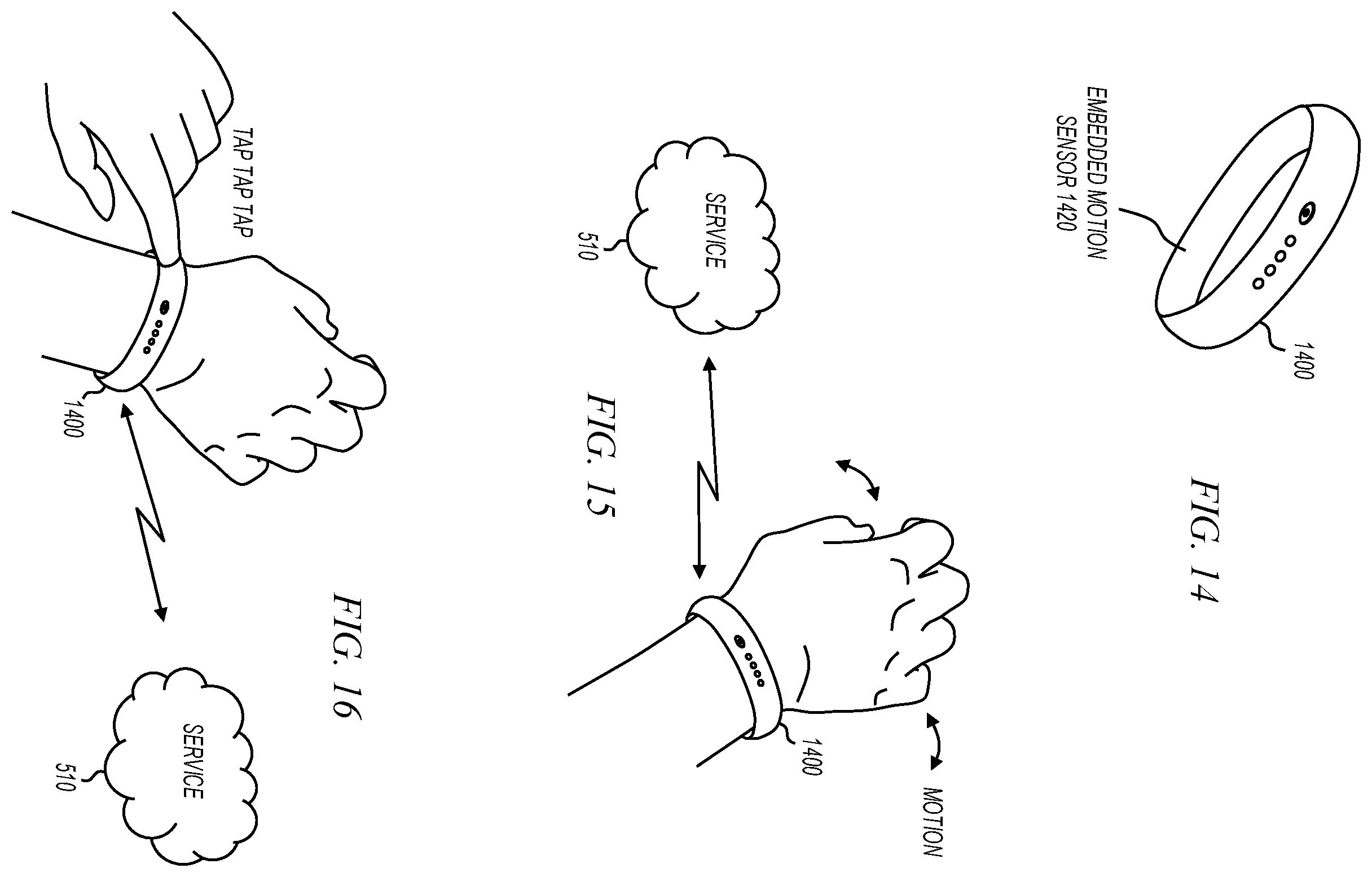 Patent US11832095 Figure 8 – Wearable identity device for fingerprint bound access to a cloud service