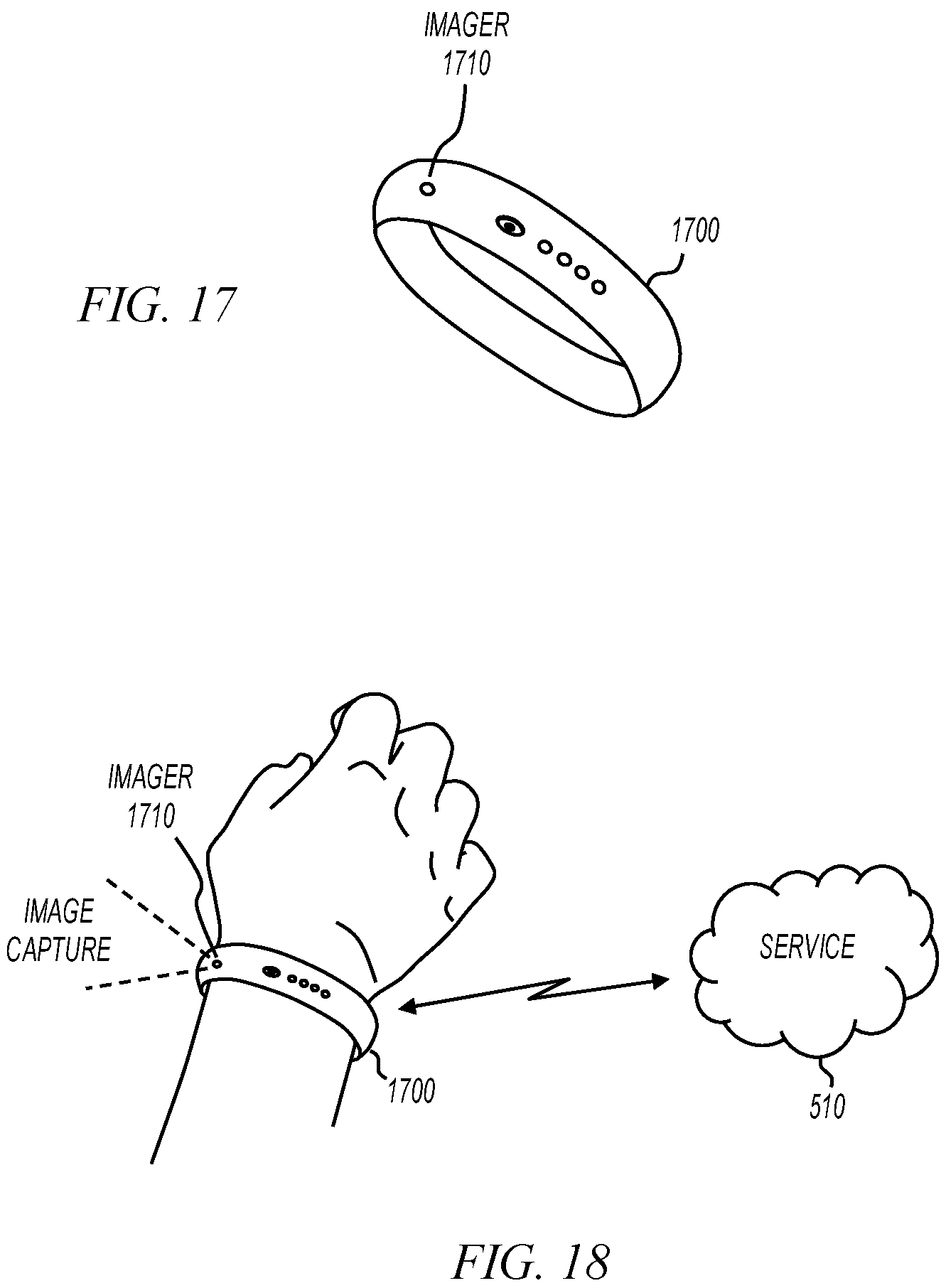 Patent US11832095 Figure 9 – Wearable identity device for fingerprint bound access to a cloud service