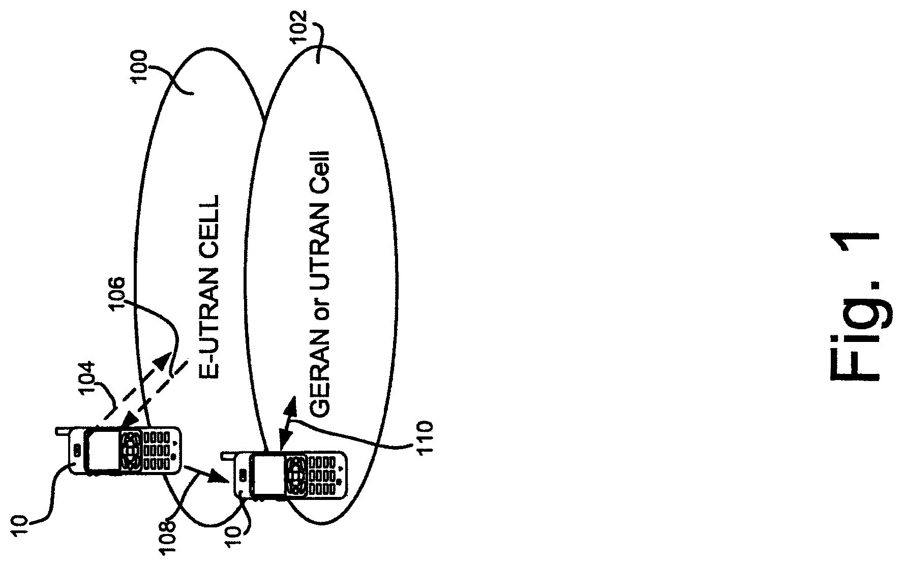 Patent US11832132 Figure 1 – Method for accessing a service unavailable through a network cell