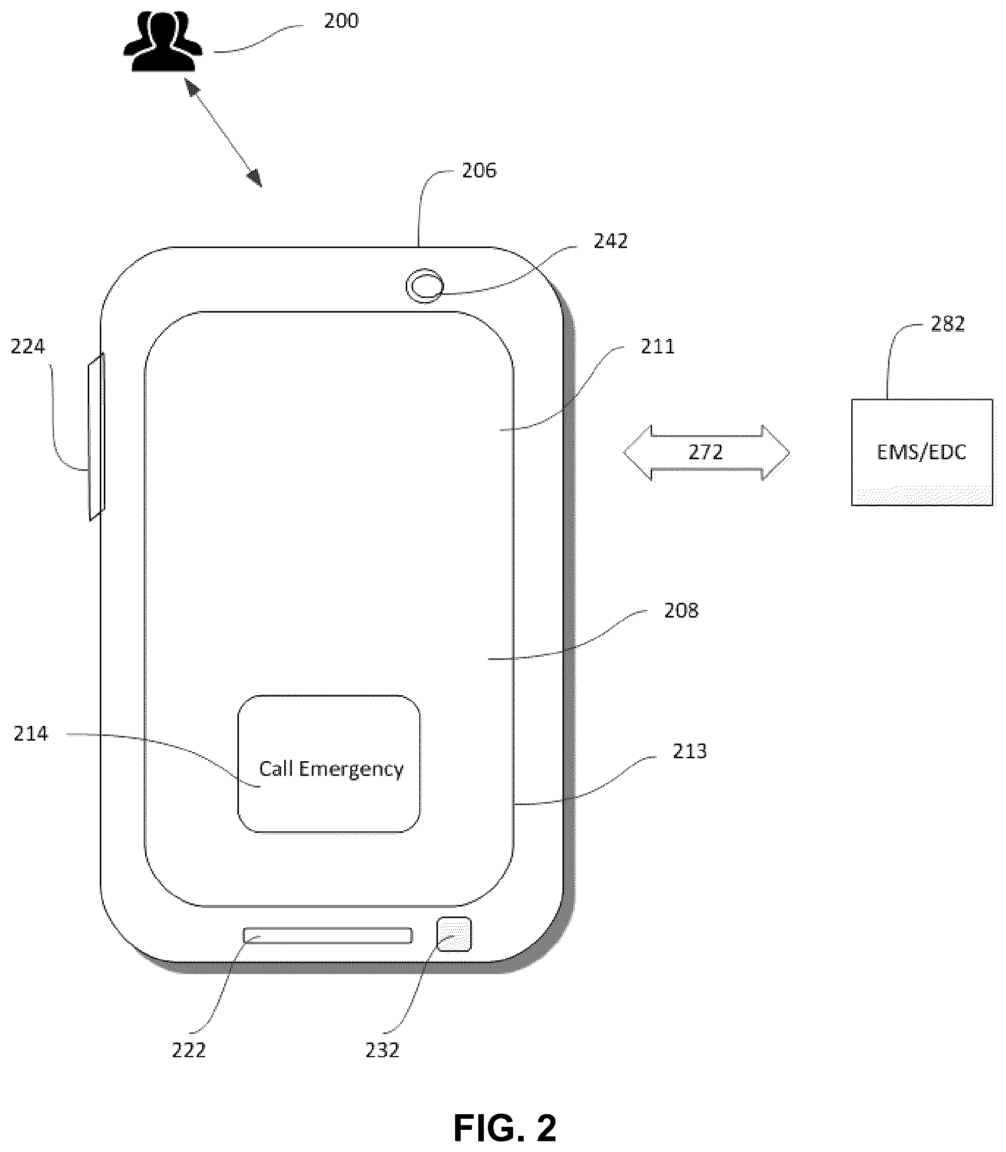 Patent US11832157 Figure 3 – Devices and methods for efficient emergency calling
