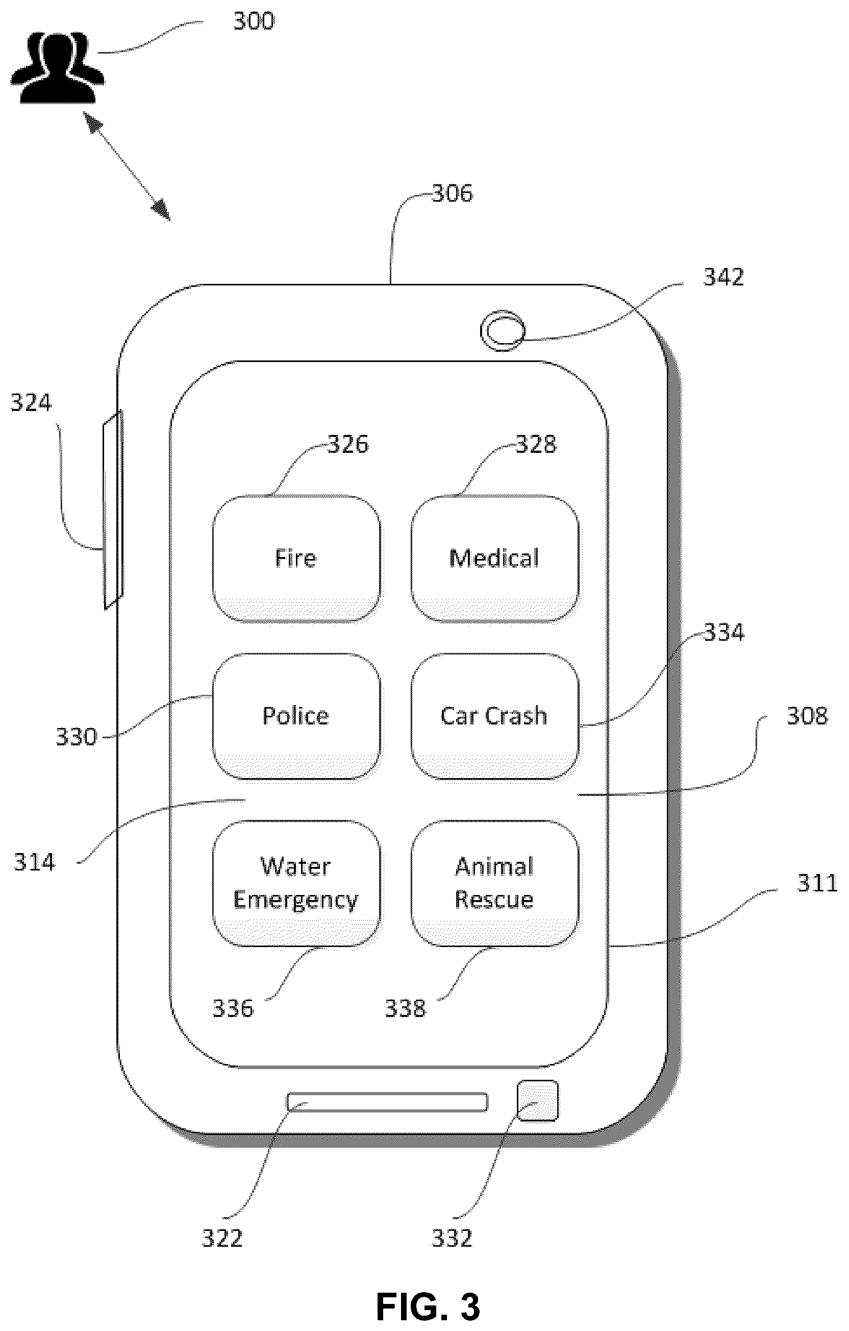 Patent US11832157 Figure 4 – Devices and methods for efficient emergency calling