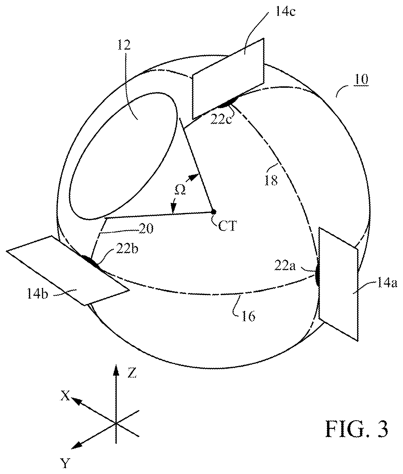 Patent US11832160 Figure 3 – Radio system using nodes with high gain antennas