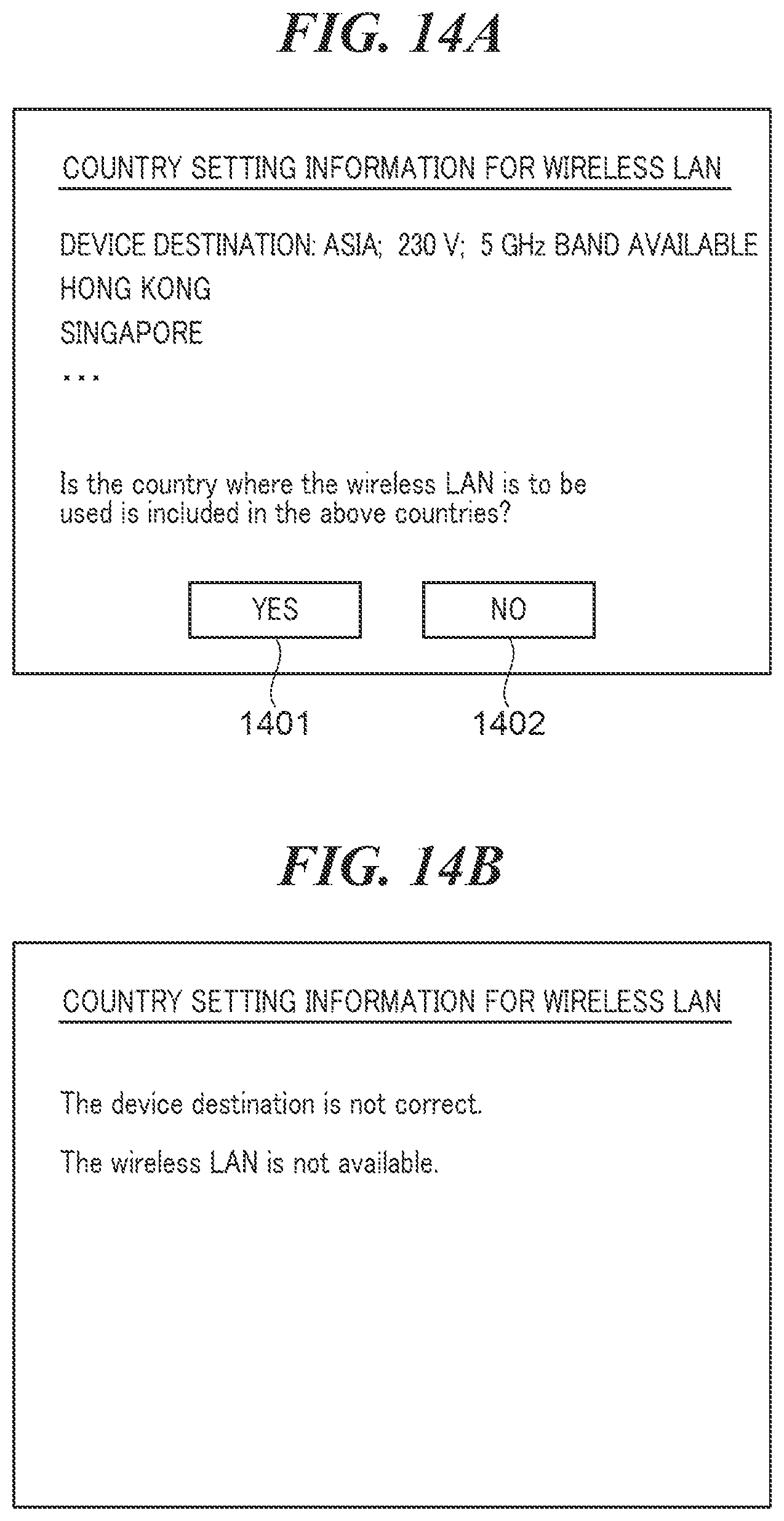 Patent US11832161 Figure 15 – Information processing apparatus capable of making correct settings for wireless communication, wireless communication module, method of controlling information processing apparatus, and storage medium