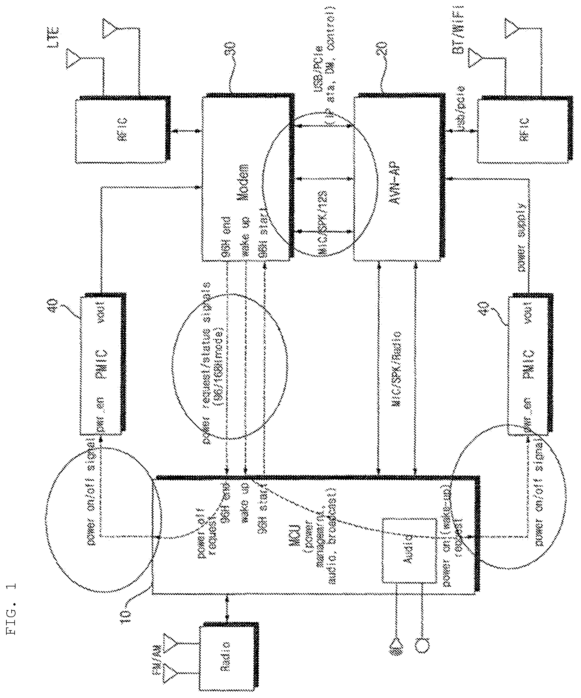 Patent US11832184 Figure 1 – System and method for exchanging data or signals for vehicle