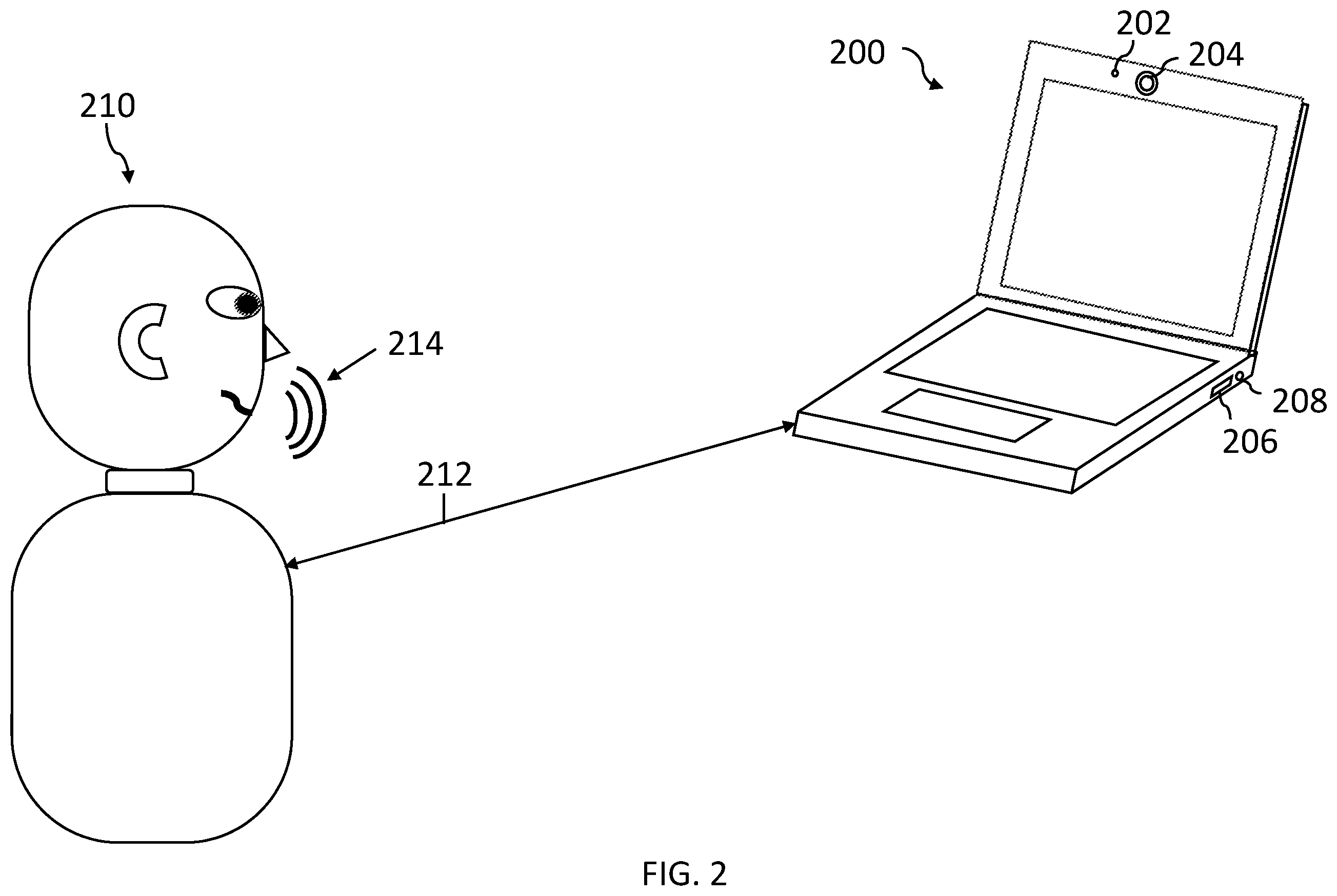 Patent US11832187 Figure 2 – Electronic device wakes
