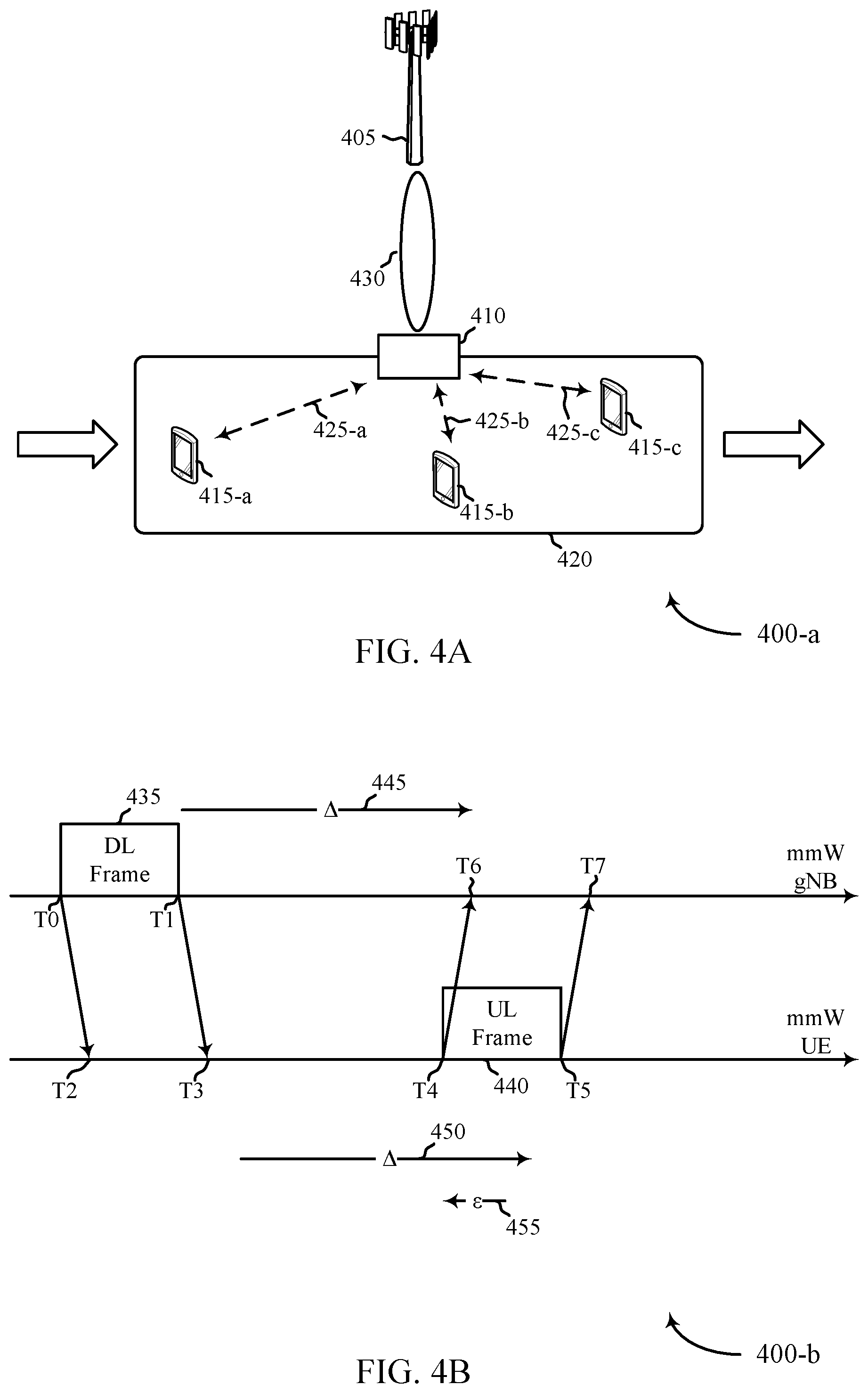 Patent US11832205 Figure 4 – Open loop uplink timing advance