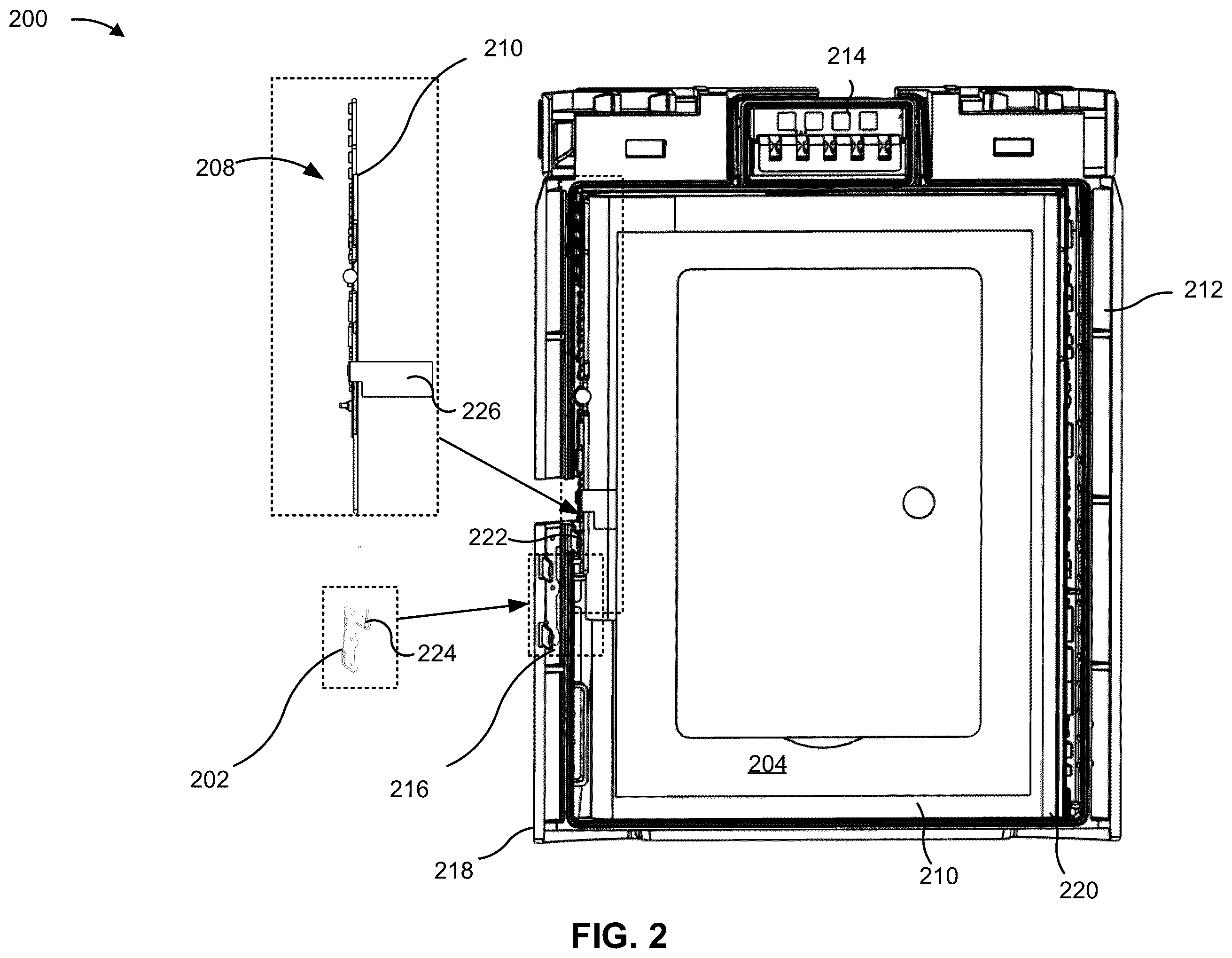 Patent US11832207 Figure 2 – Device locationing using a beacon of a battery pack