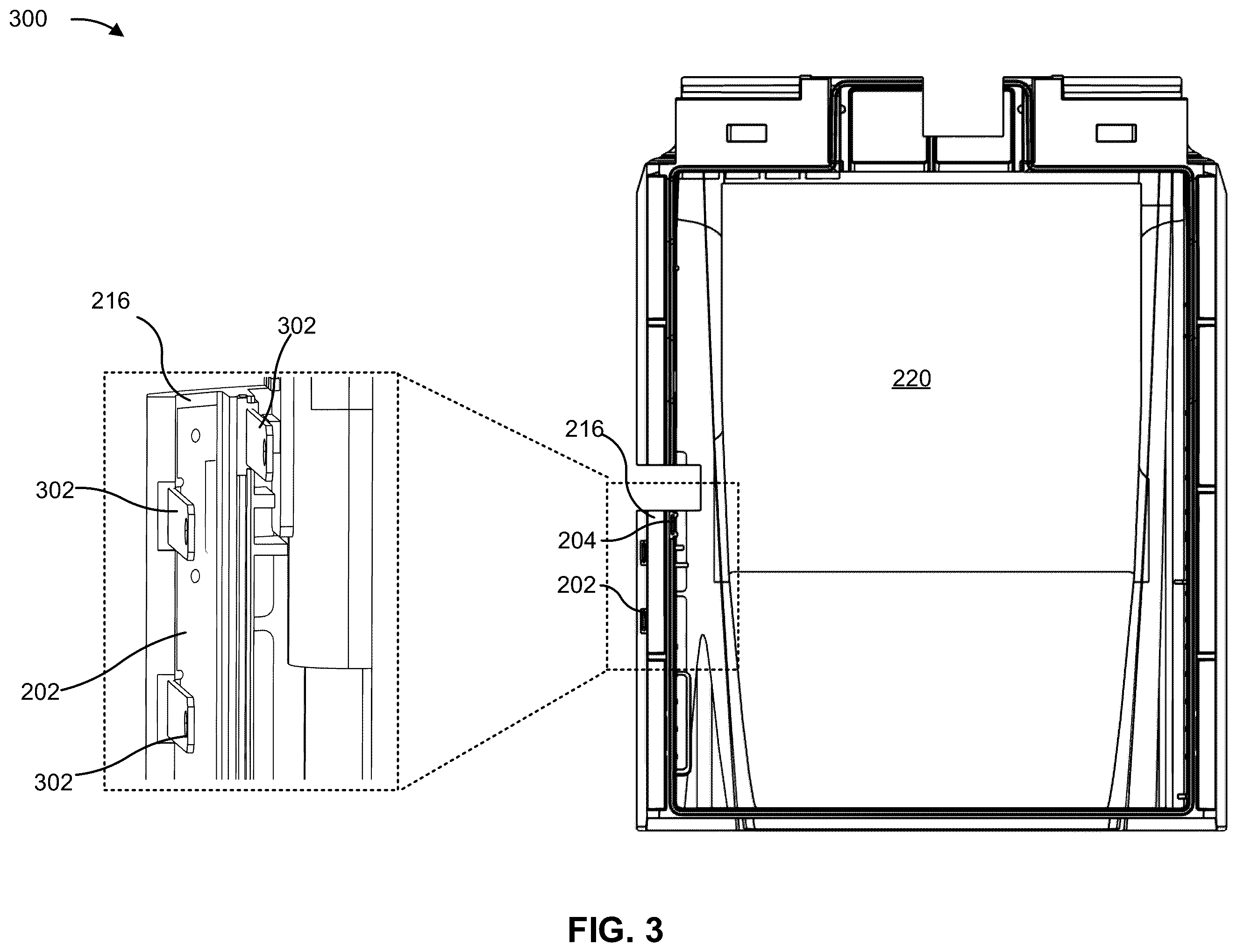 Patent US11832207 Figure 3 – Device locationing using a beacon of a battery pack