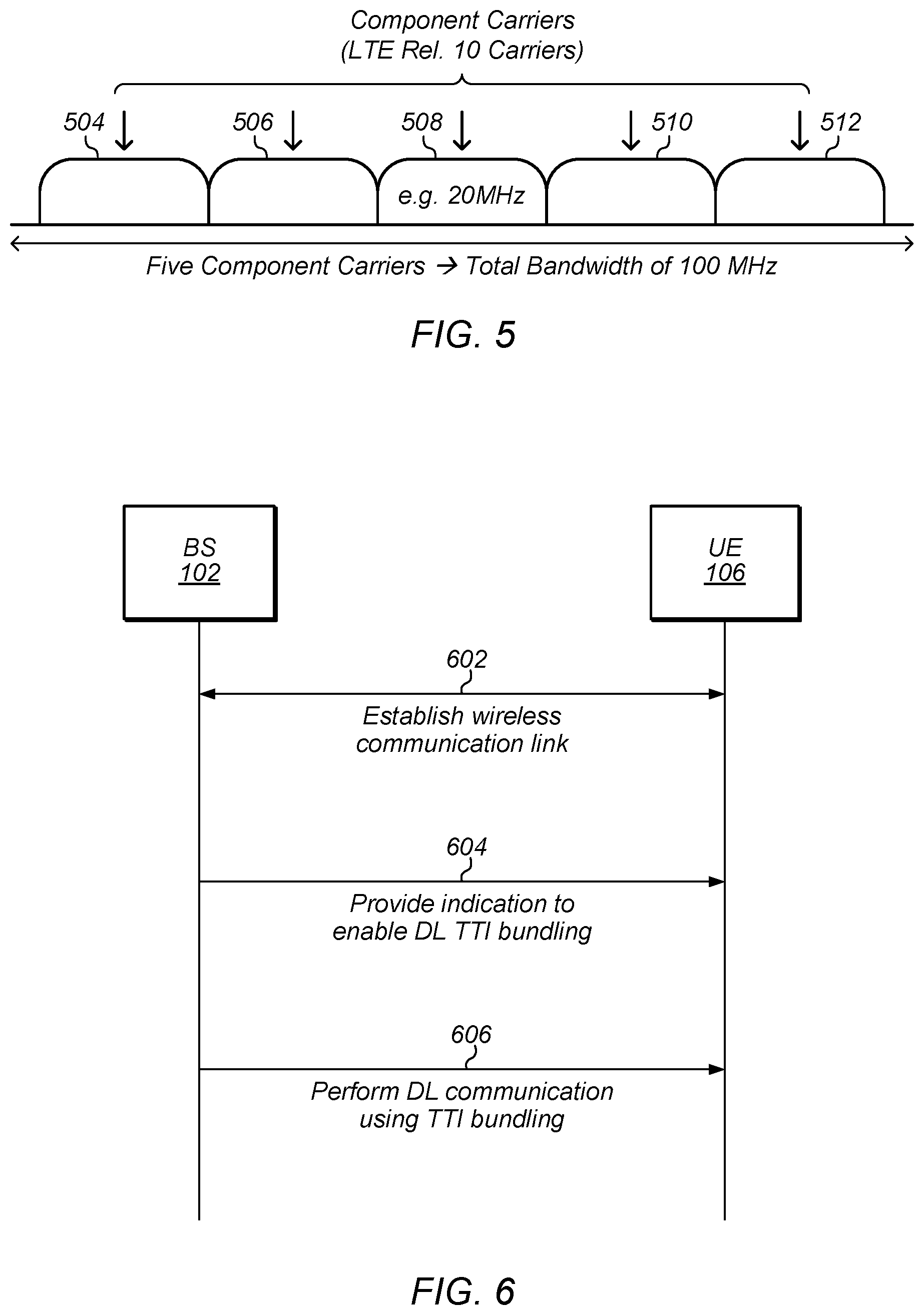 Patent US11832224 Figure 4 – TTI bundling for downlink communication