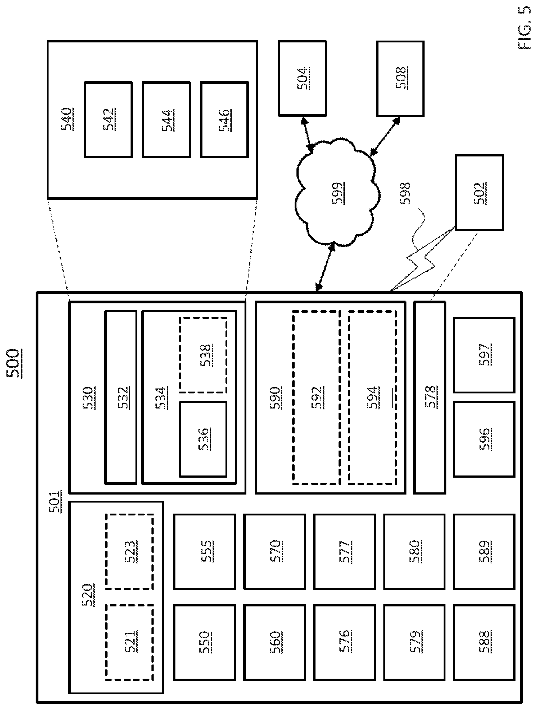 Patent US11832256 Figure 5 – System and method of establishing communication for exchanging ranging information