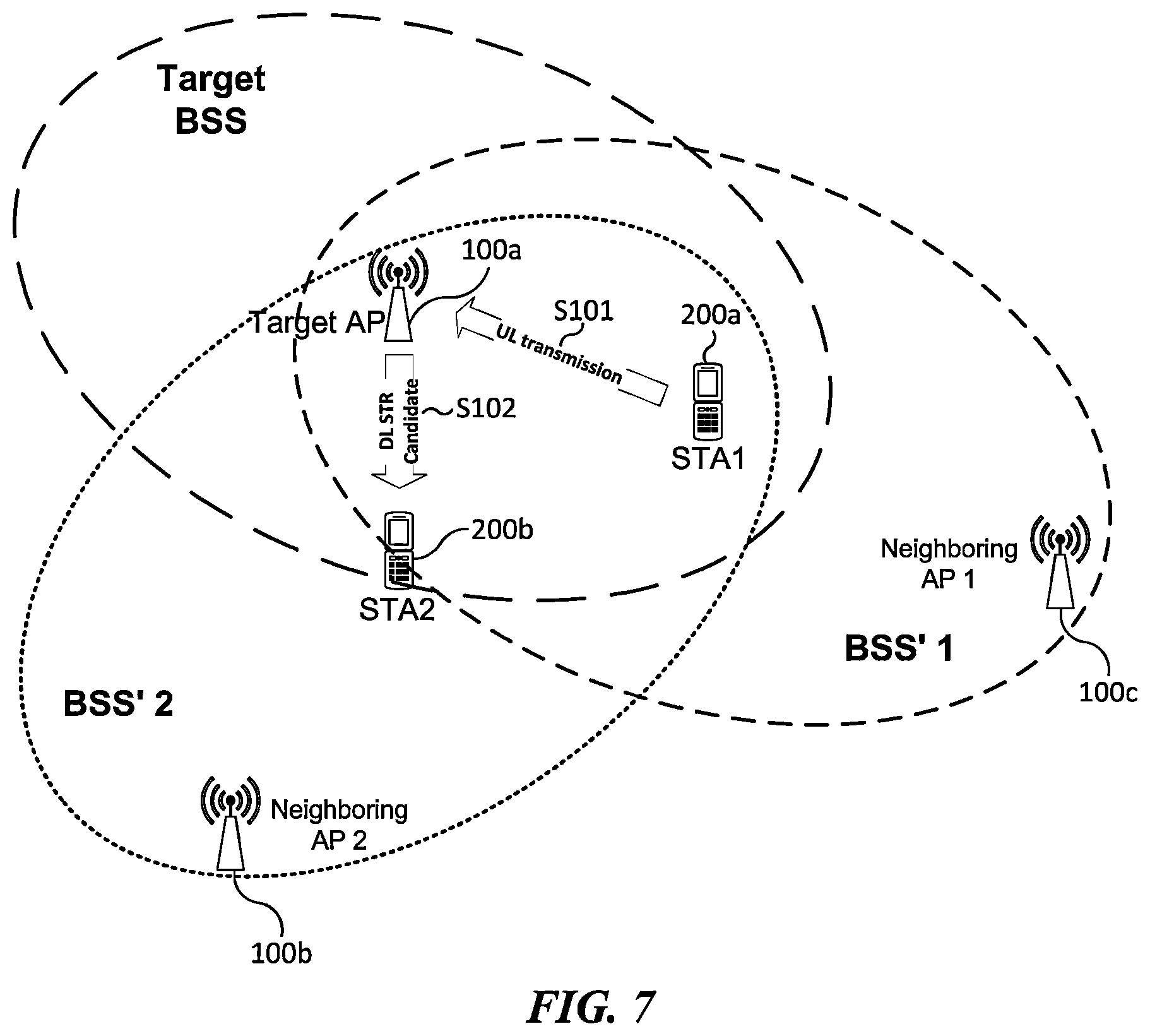 Patent US11832280 Figure 7 – Wireless communication method for simultaneous data transmission and reception and wireless communication apparatus using same