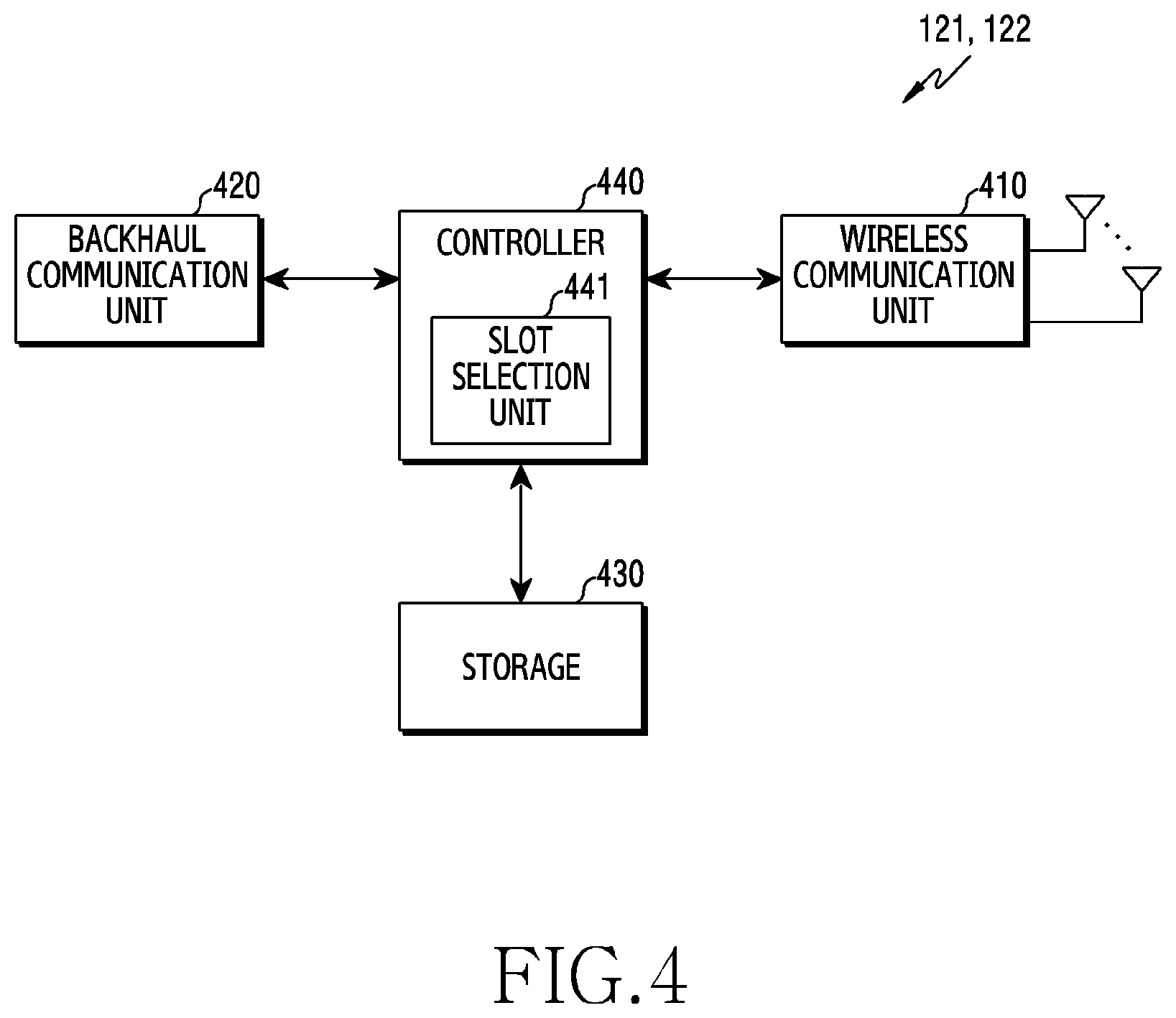 Patent US11832302 Figure 4 – Device and method for sharing band in wireless communication system