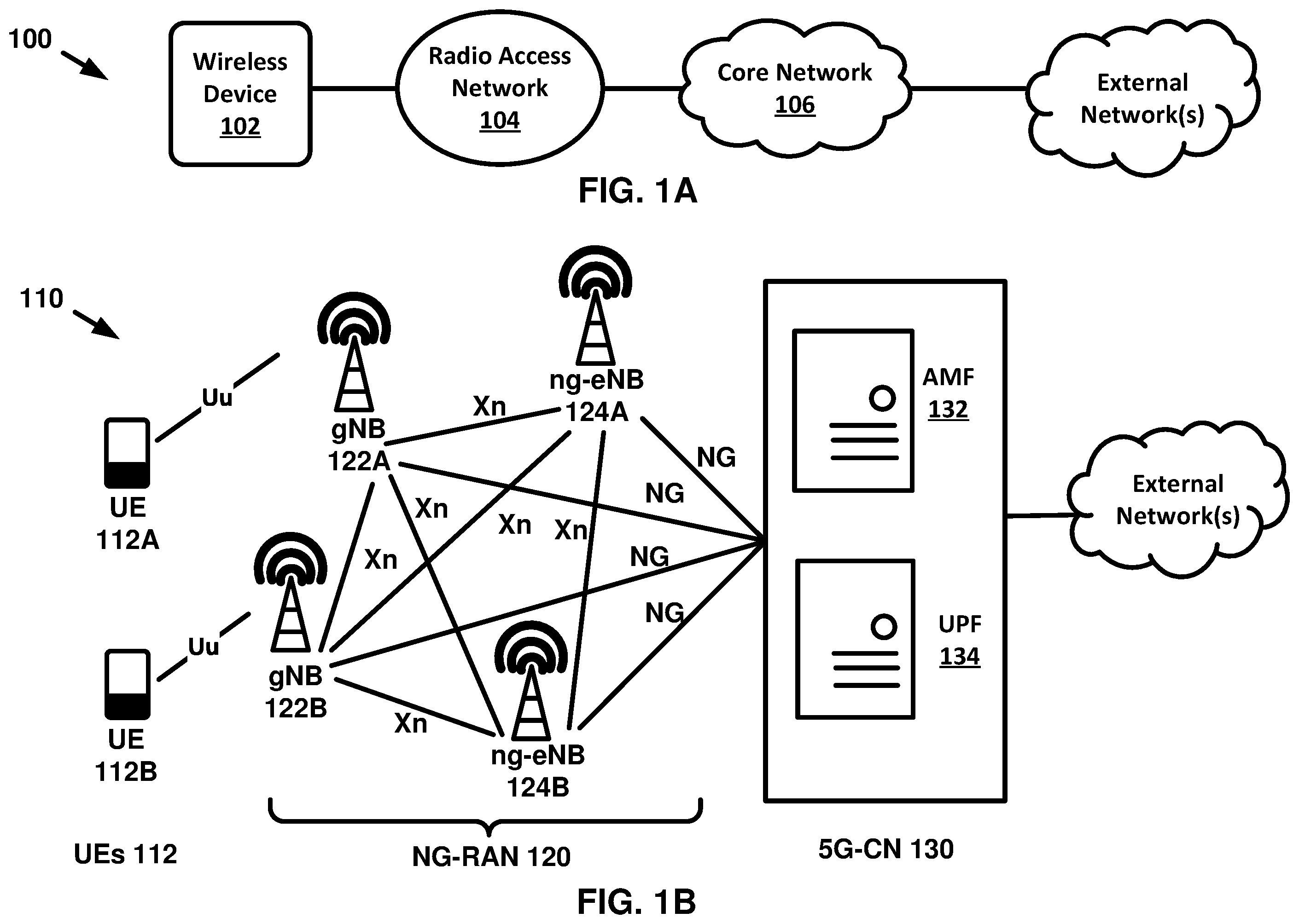 Patent US11832306 Figure 1 – Wireless device processes for a cell with consistent LBT failure