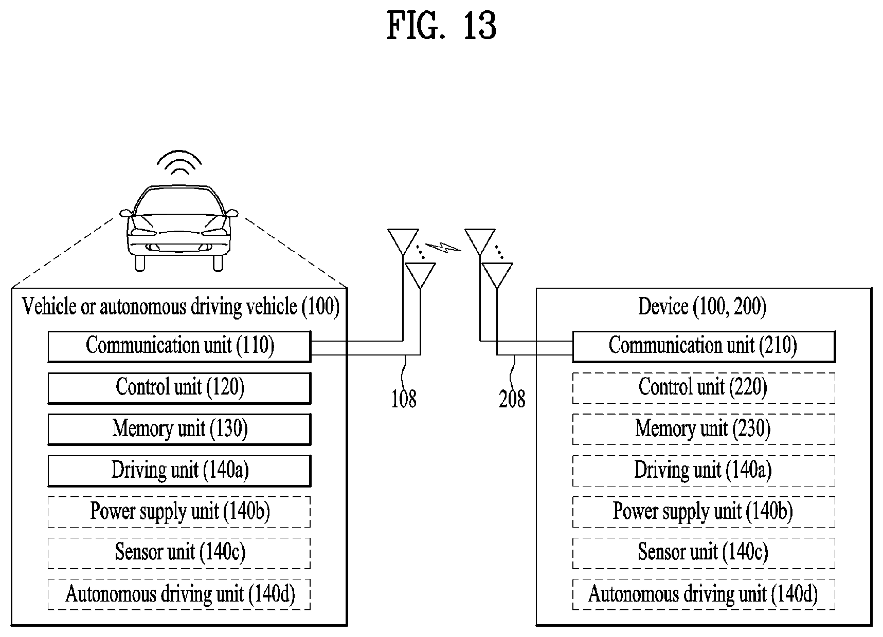 Patent US11832311 Figure 13 – Method and apparatus for transmitting and receiving wireless signal in wireless communication system