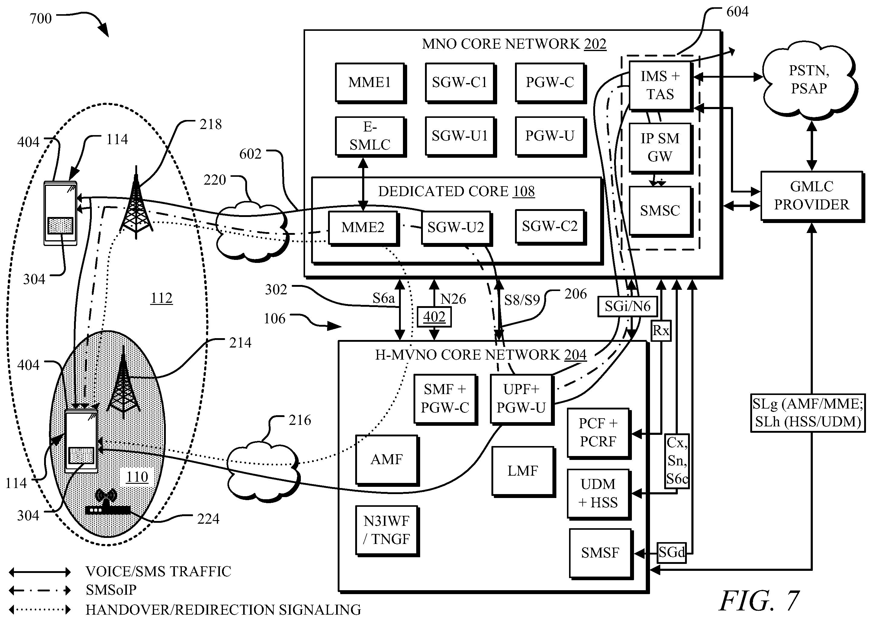 Patent US11832326 Figure 8 – Systems and methods to converge a mobile network operator (MNO) with a multiple-system operator (MSO)