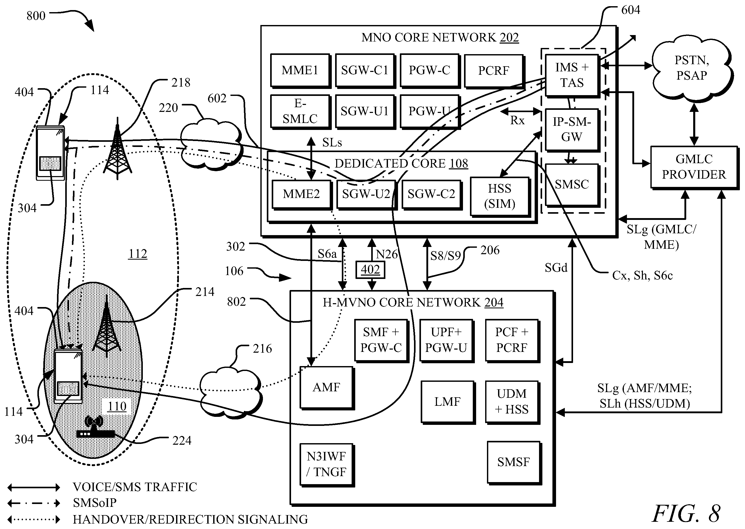 Patent US11832326 Figure 9 – Systems and methods to converge a mobile network operator (MNO) with a multiple-system operator (MSO)