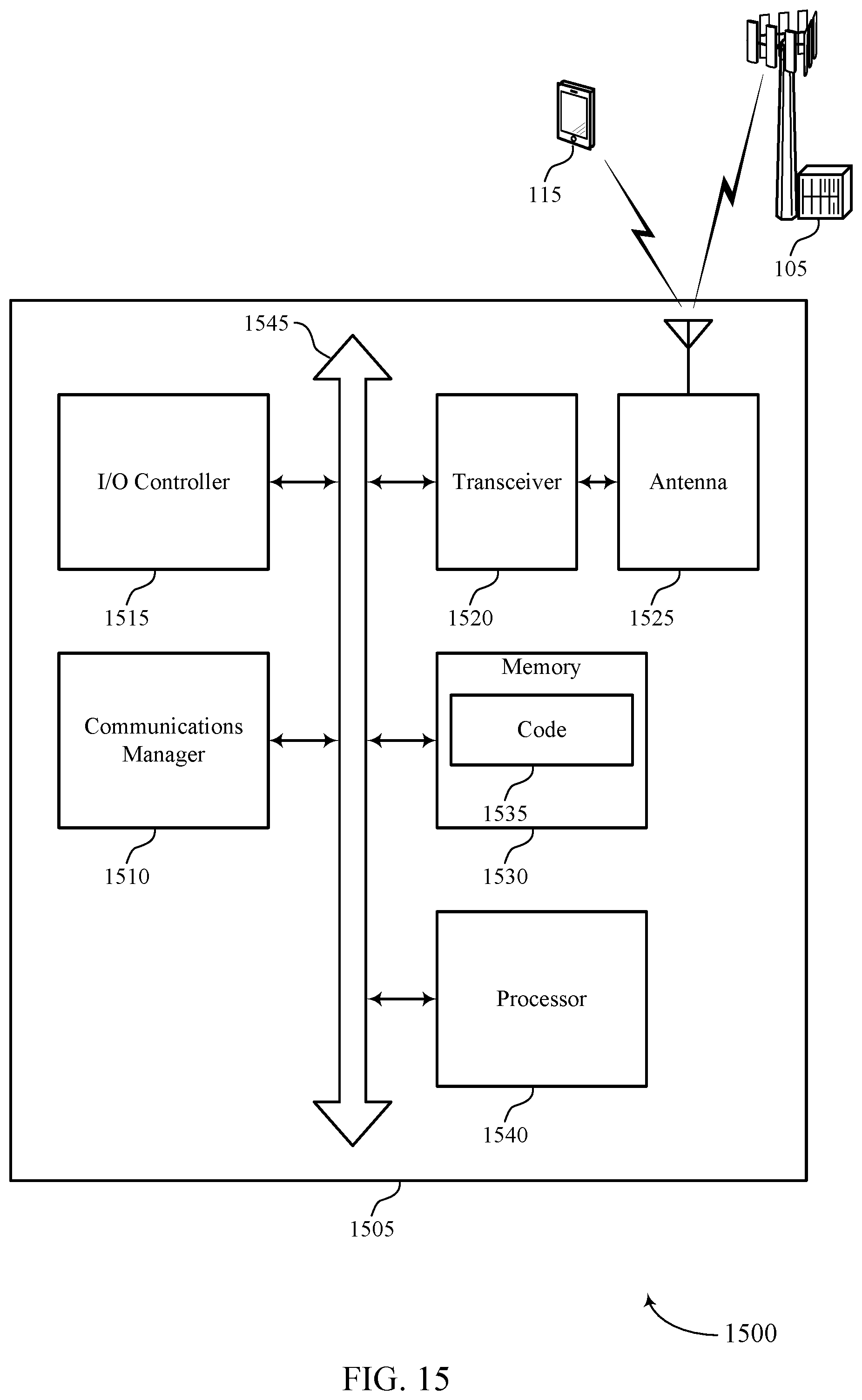 Patent US11832328 Figure 15 – Control link for low-power and simplified transceiver