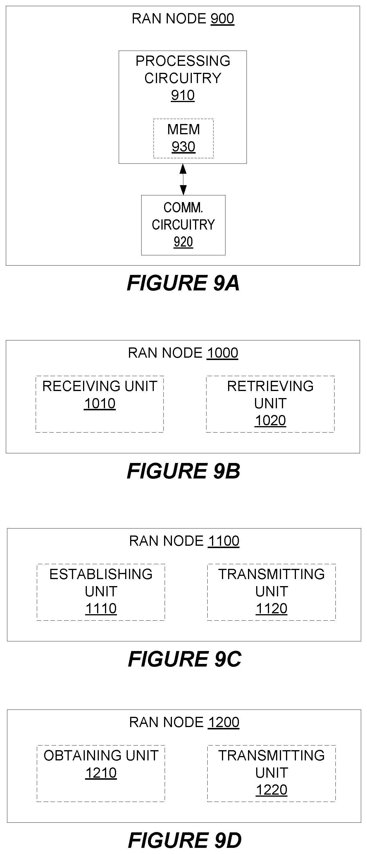 Patent US11832332 Figure 9 – Resuming a connection in a wireless communication system