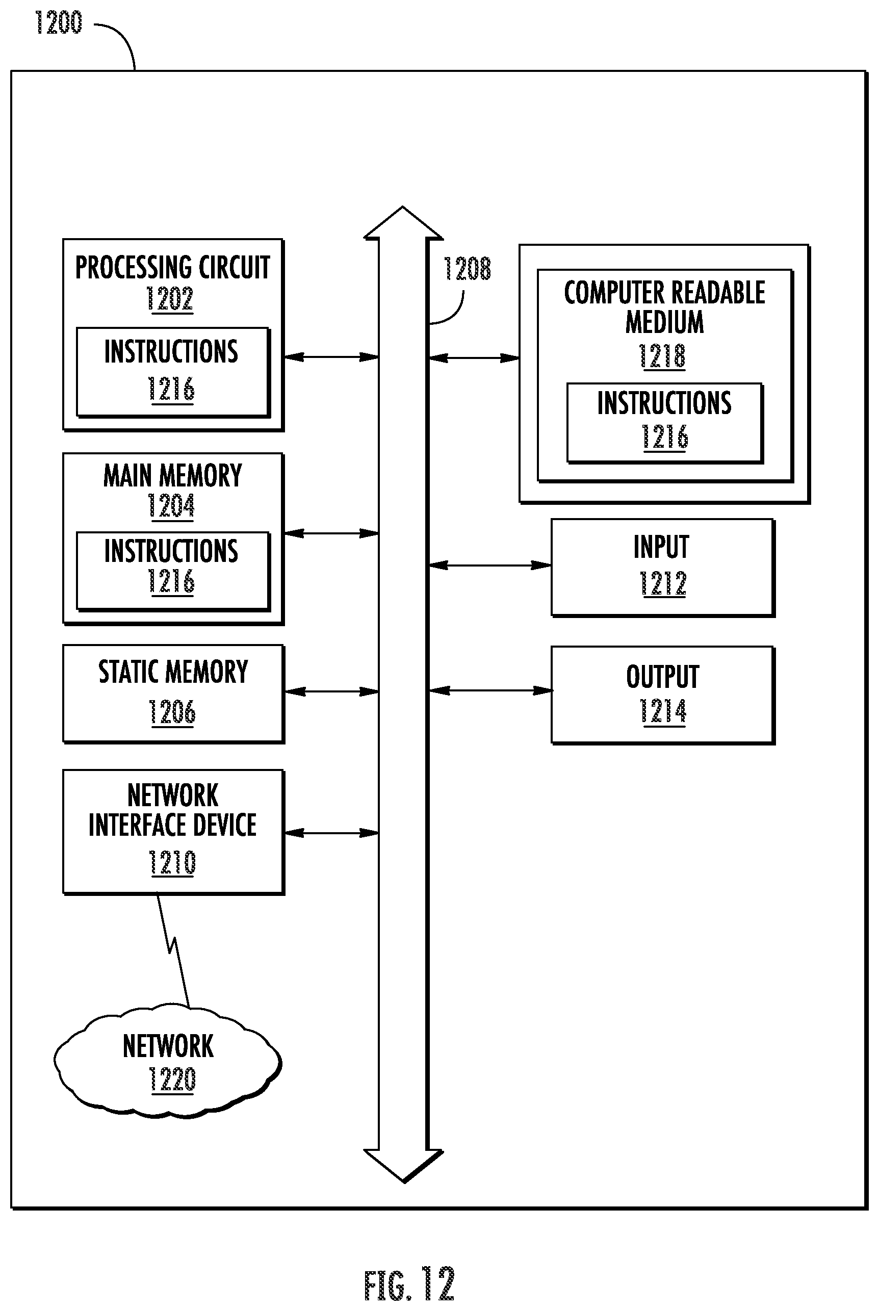 Patent US11832353 Figure 12 – Dynamic use of remote units in a wireless communications system (WCS)