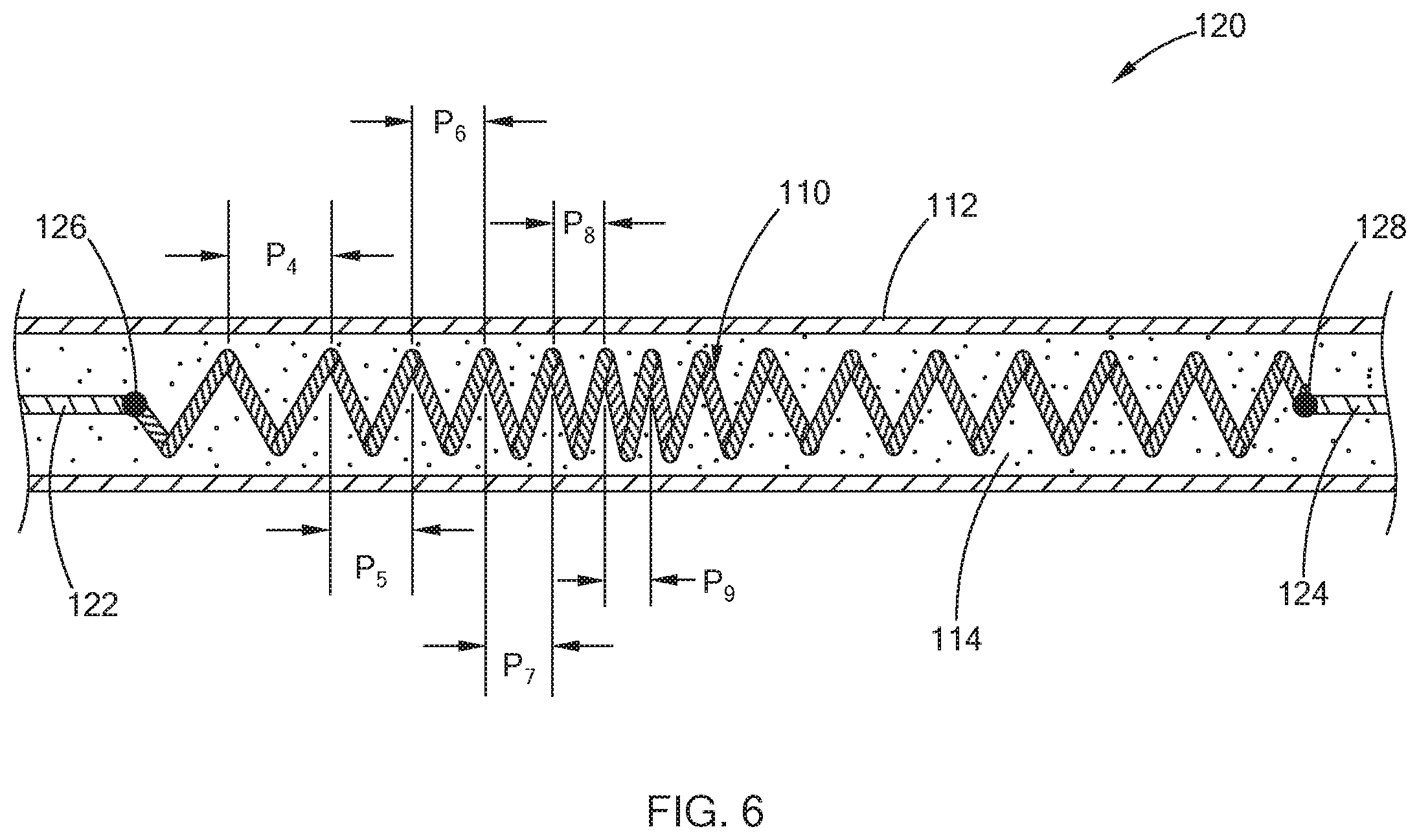 Patent US11832356 Figure 6 – Resistive heater with temperature sensing power pins